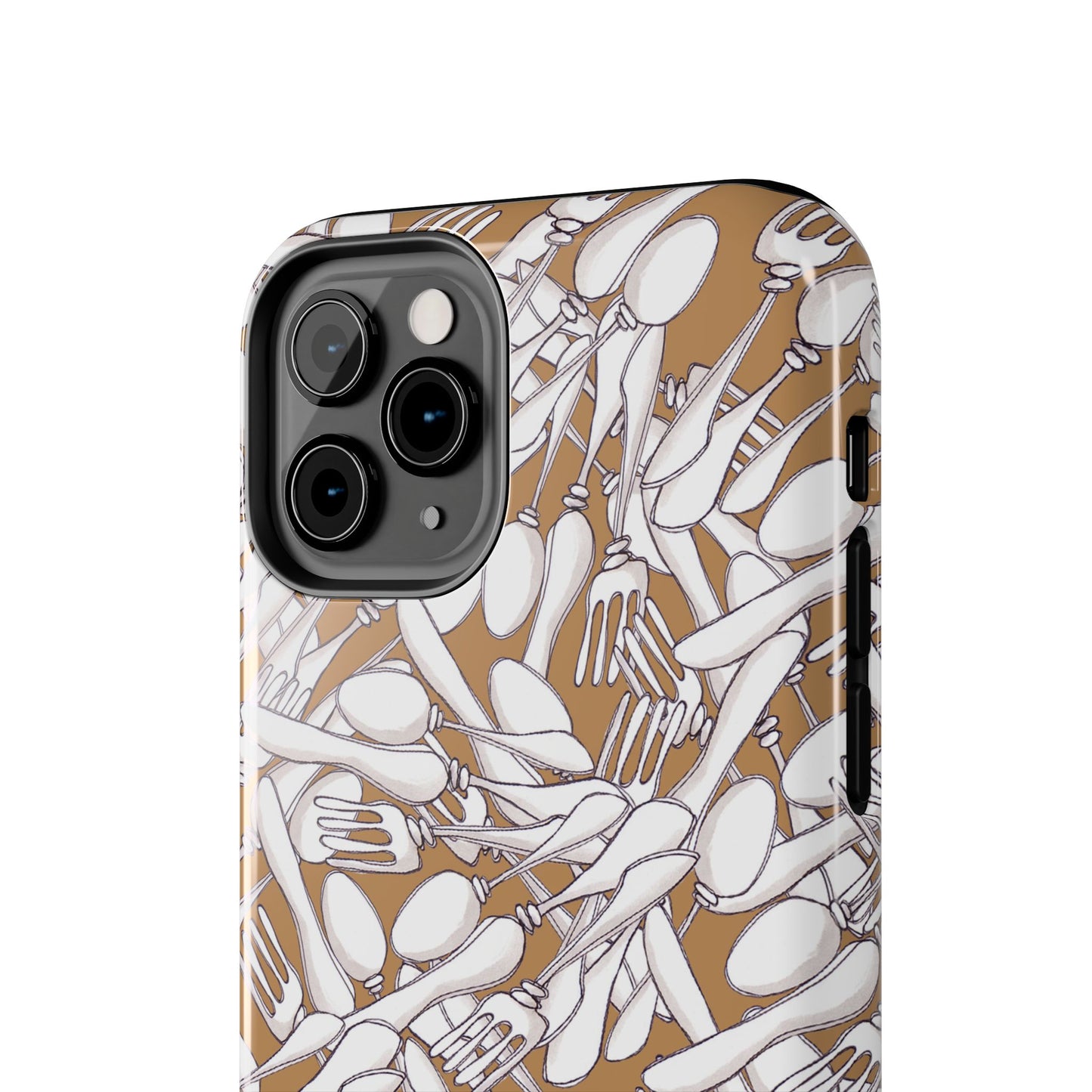 Silverware Wars Brown Phone Case