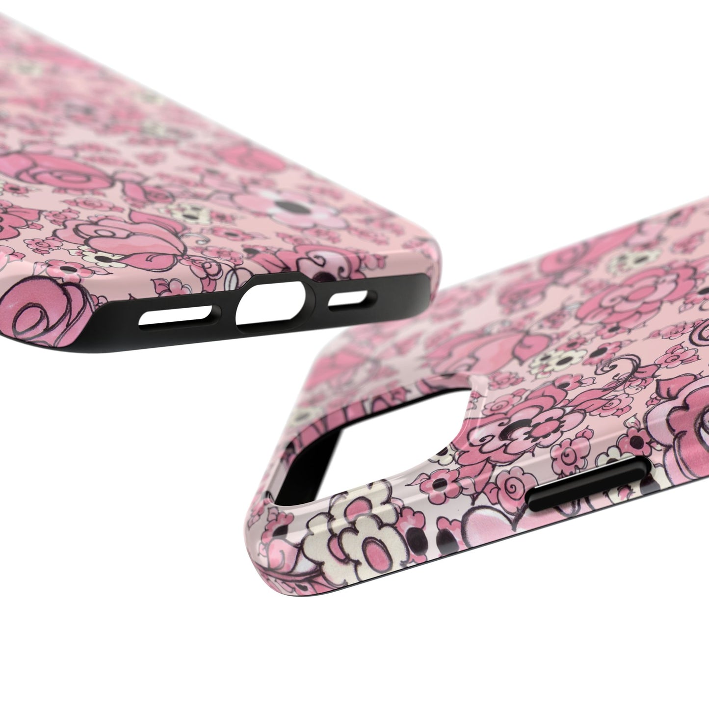 Profuse Posies Pink Phone Case