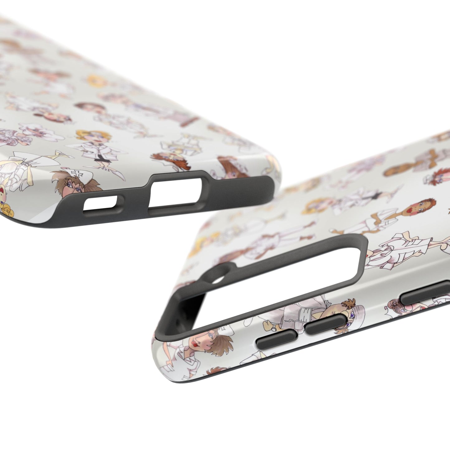 Tossed Nurses Gray Phone Case