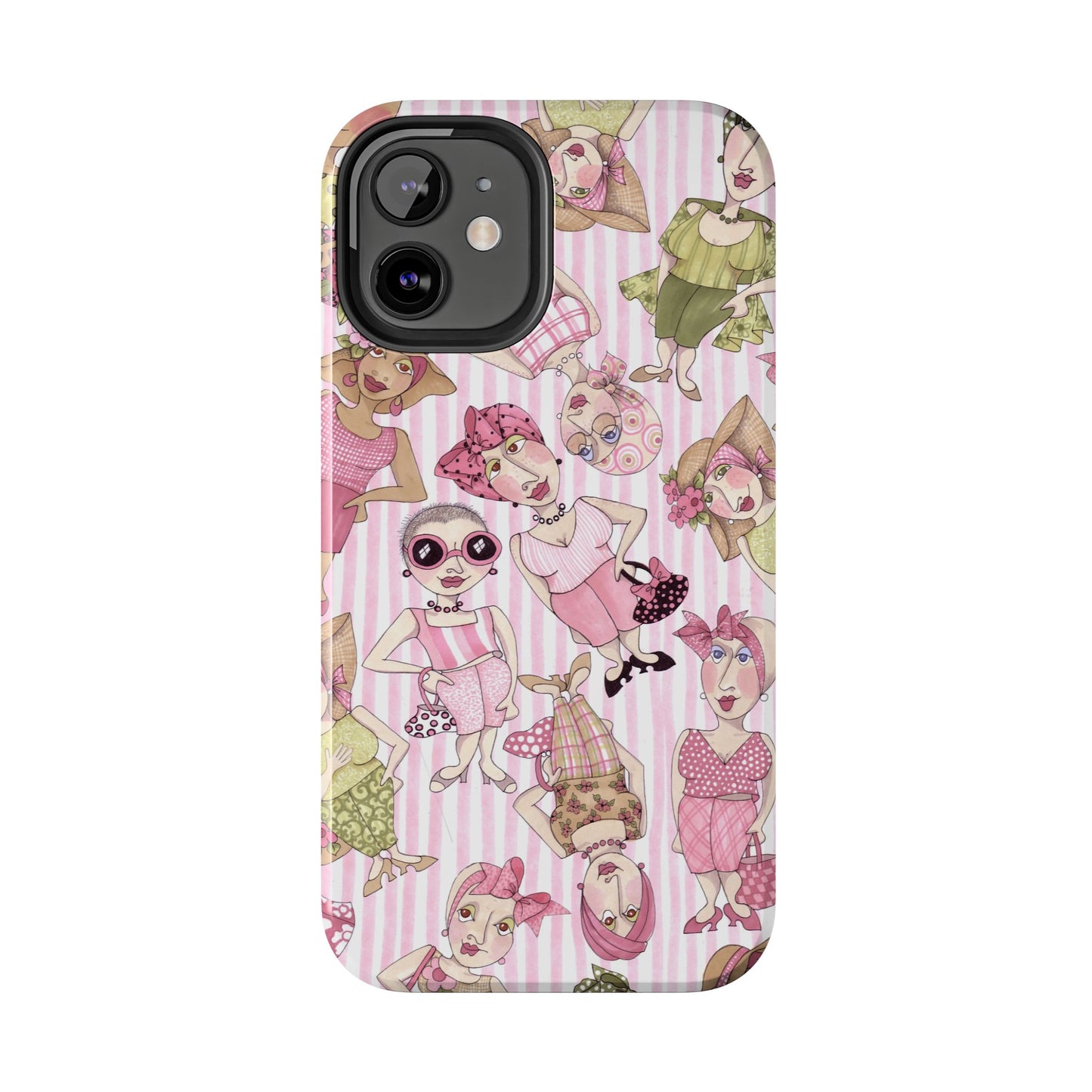 Tossed Ladies Pink Phone Case