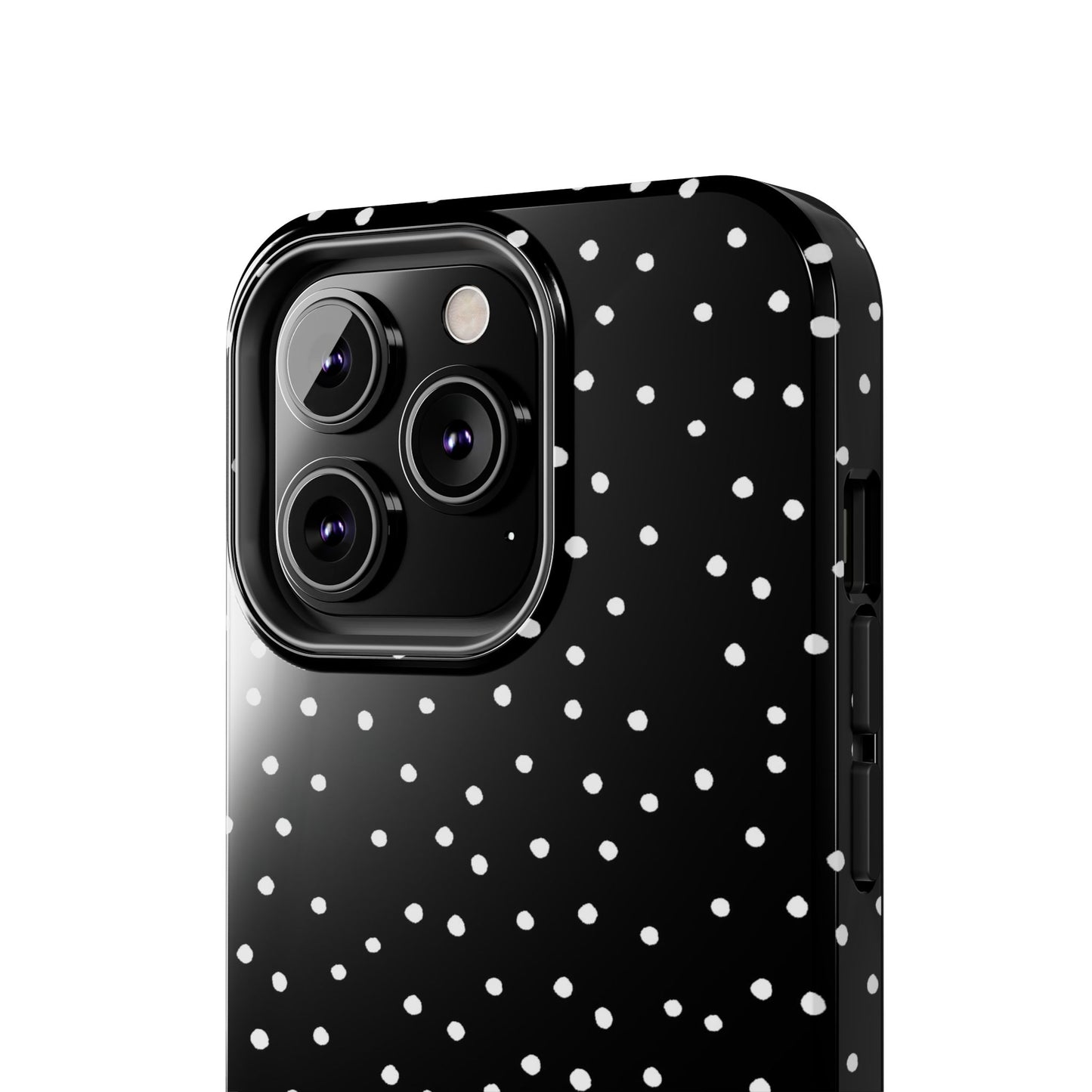 Dinky Dots Black / White Phone Case