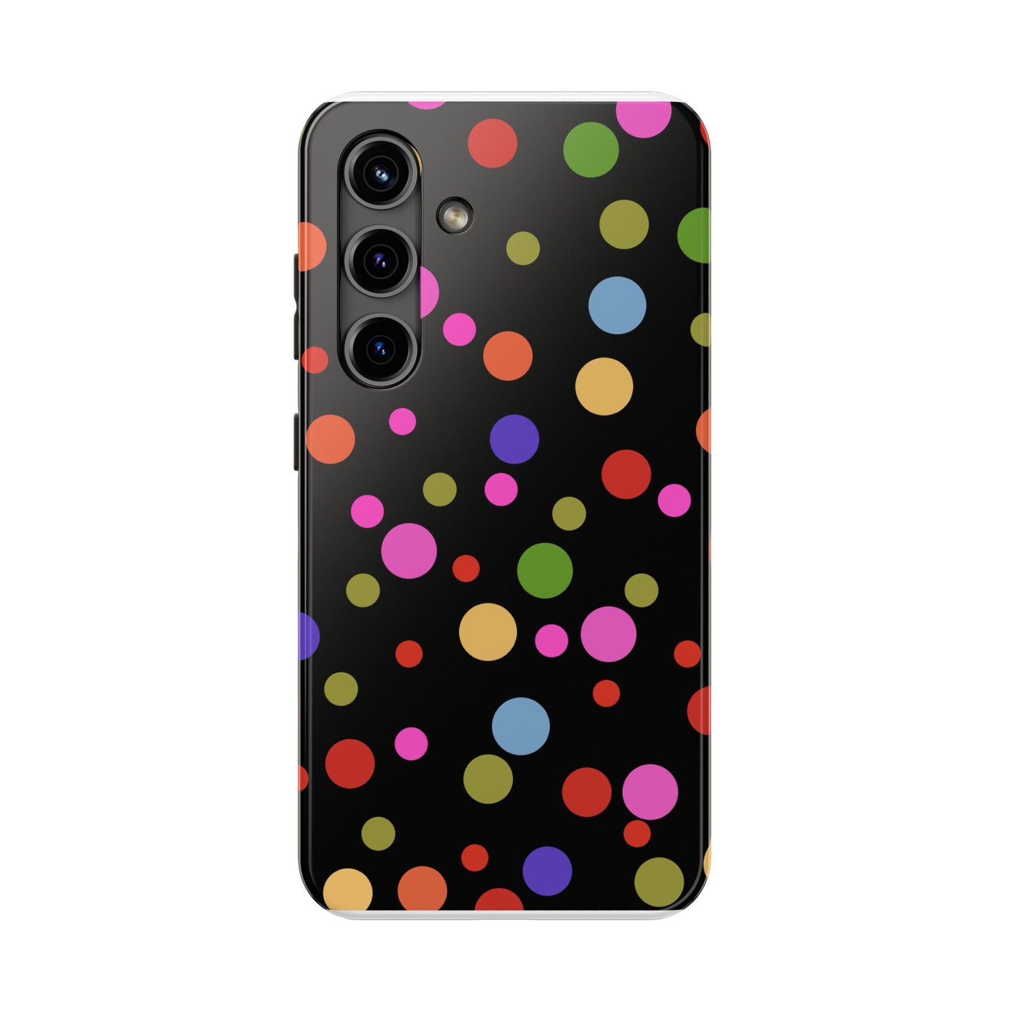 Dot Assortment Black Phone Case
