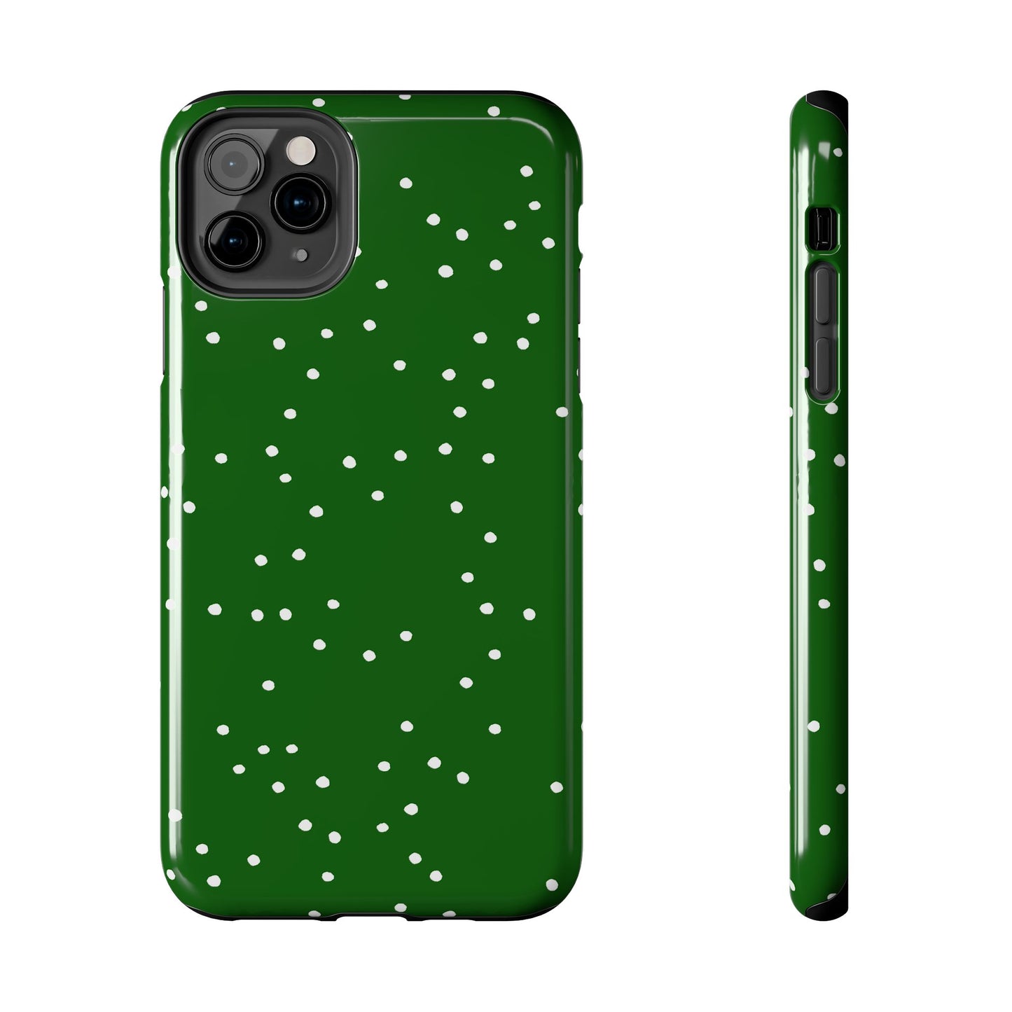 Dinky Dots Green / White Phone Case