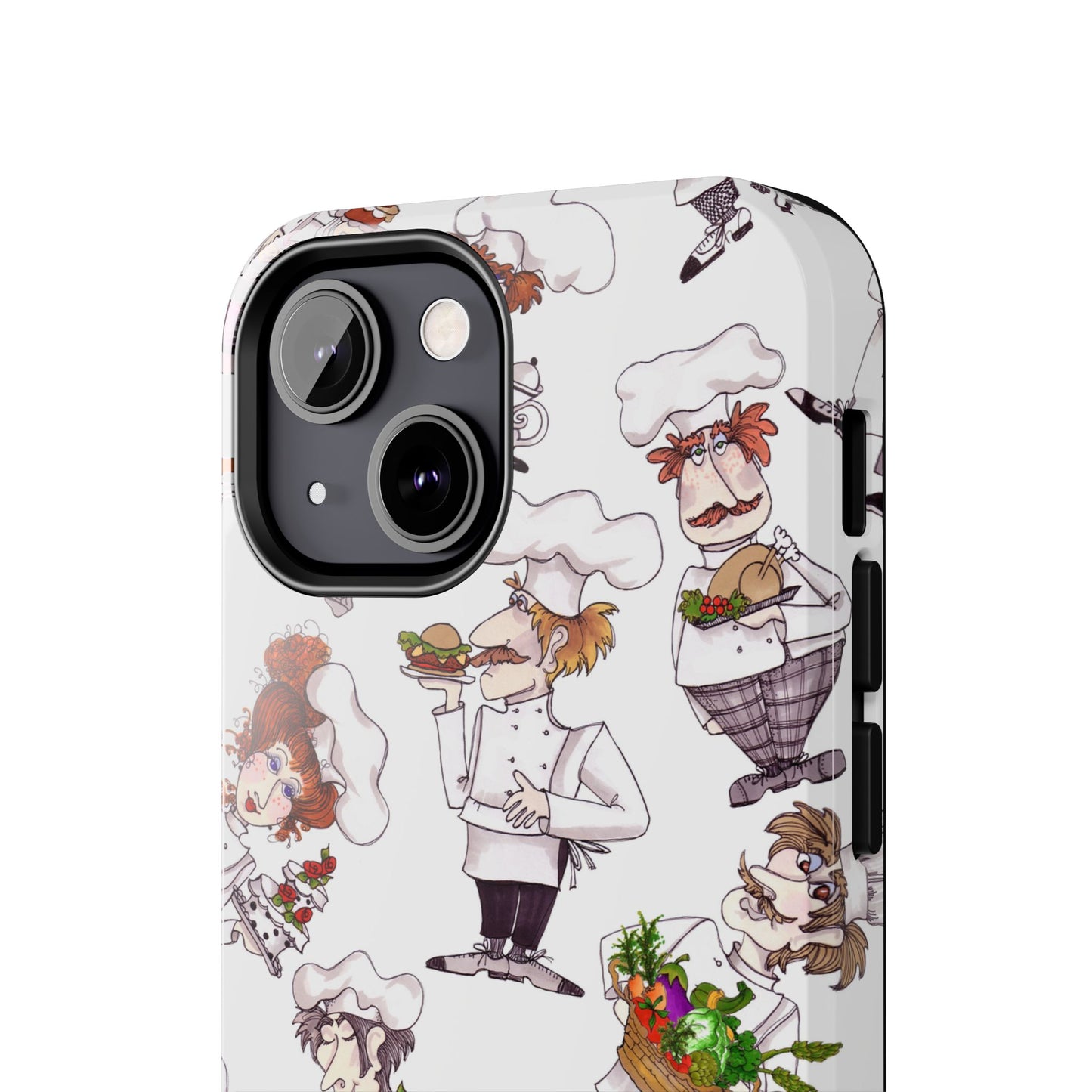 Tossed Chefs White Phone Case