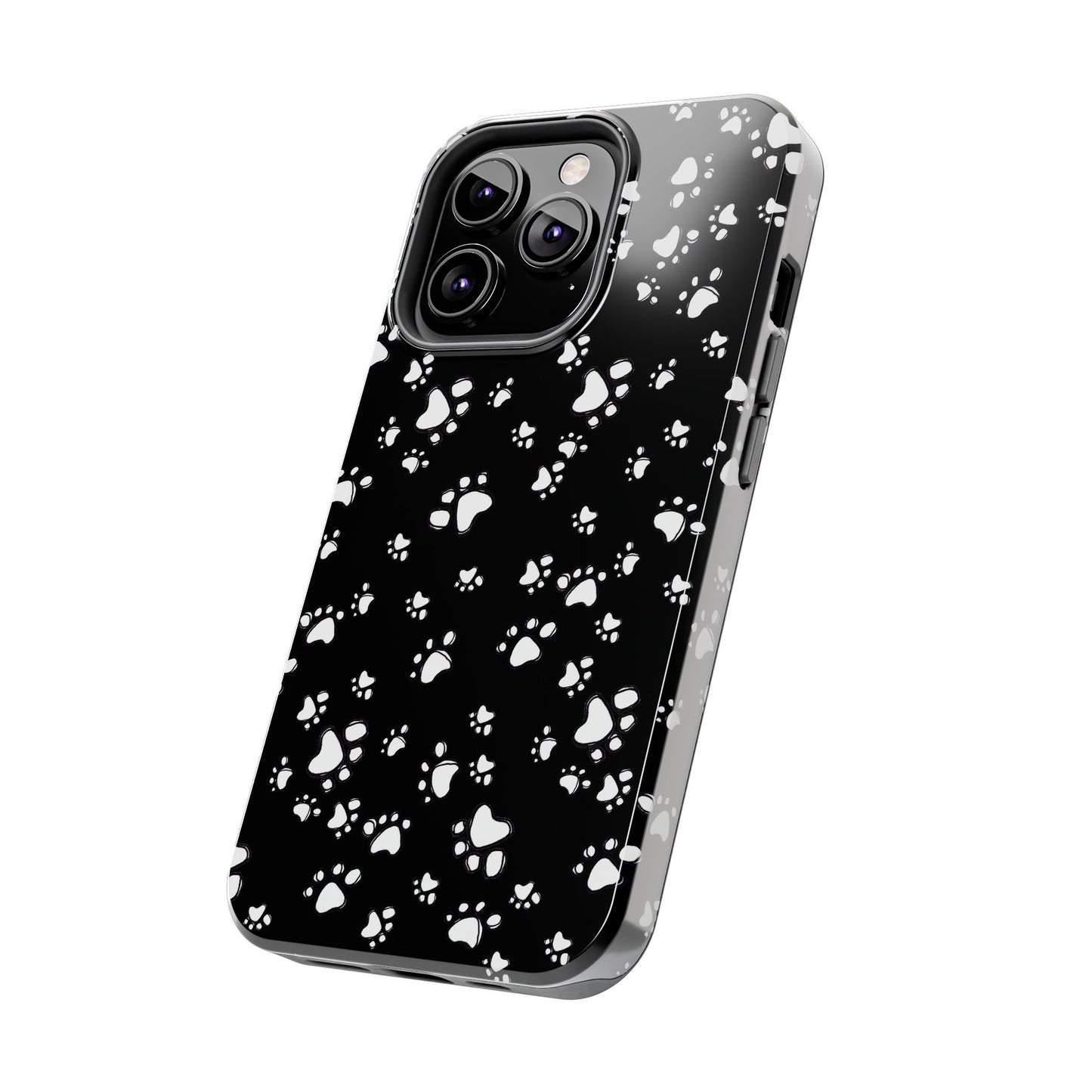 Paw Flakes Black Phone Case