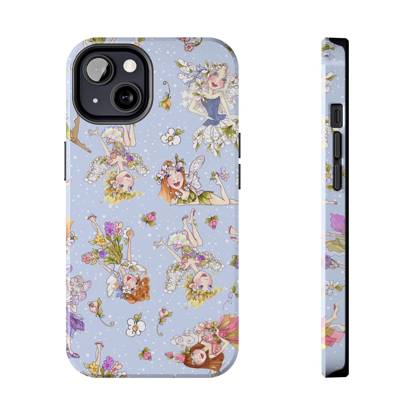 Tossed Fairies Blue Phone Case