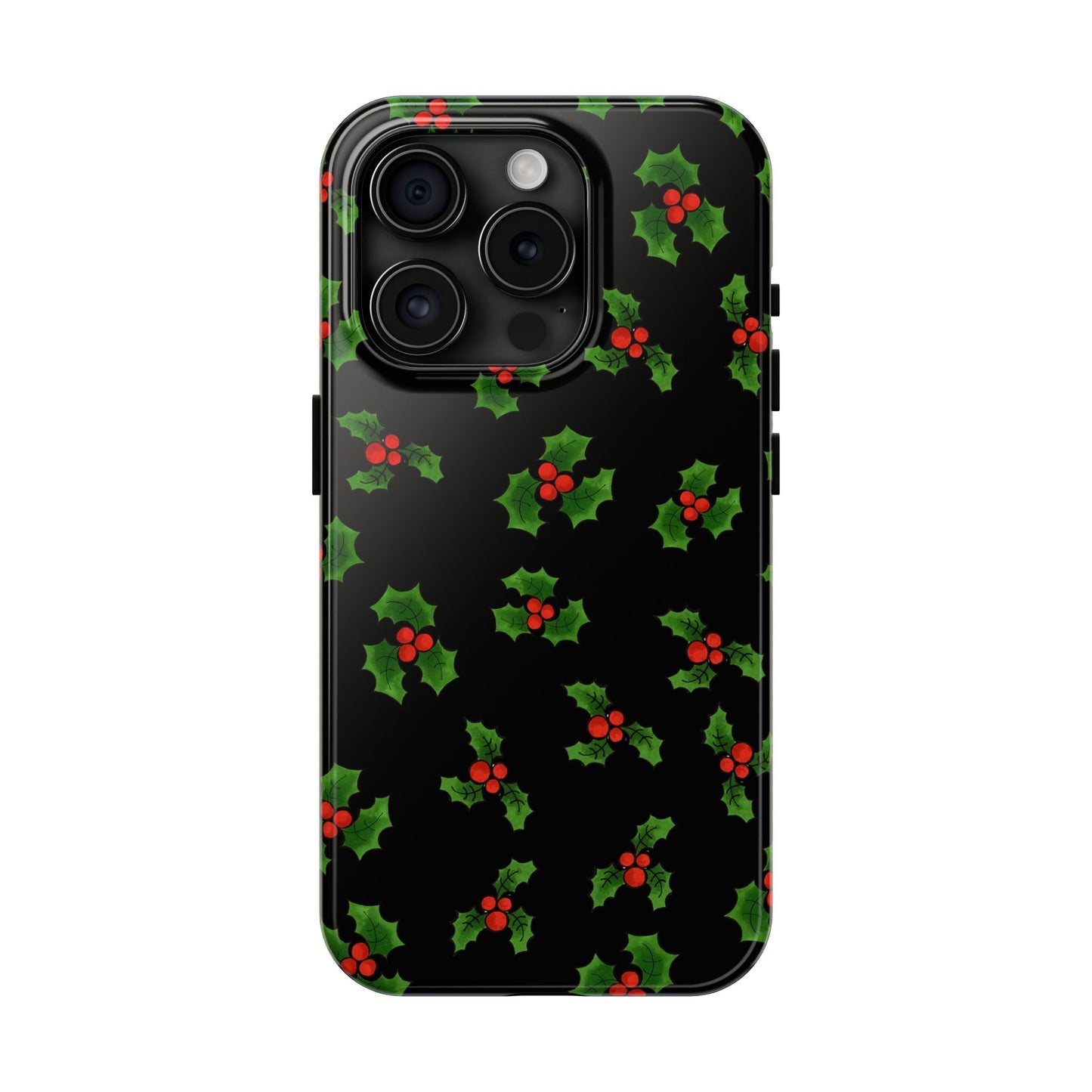 Lotsa Holly Black Phone Case