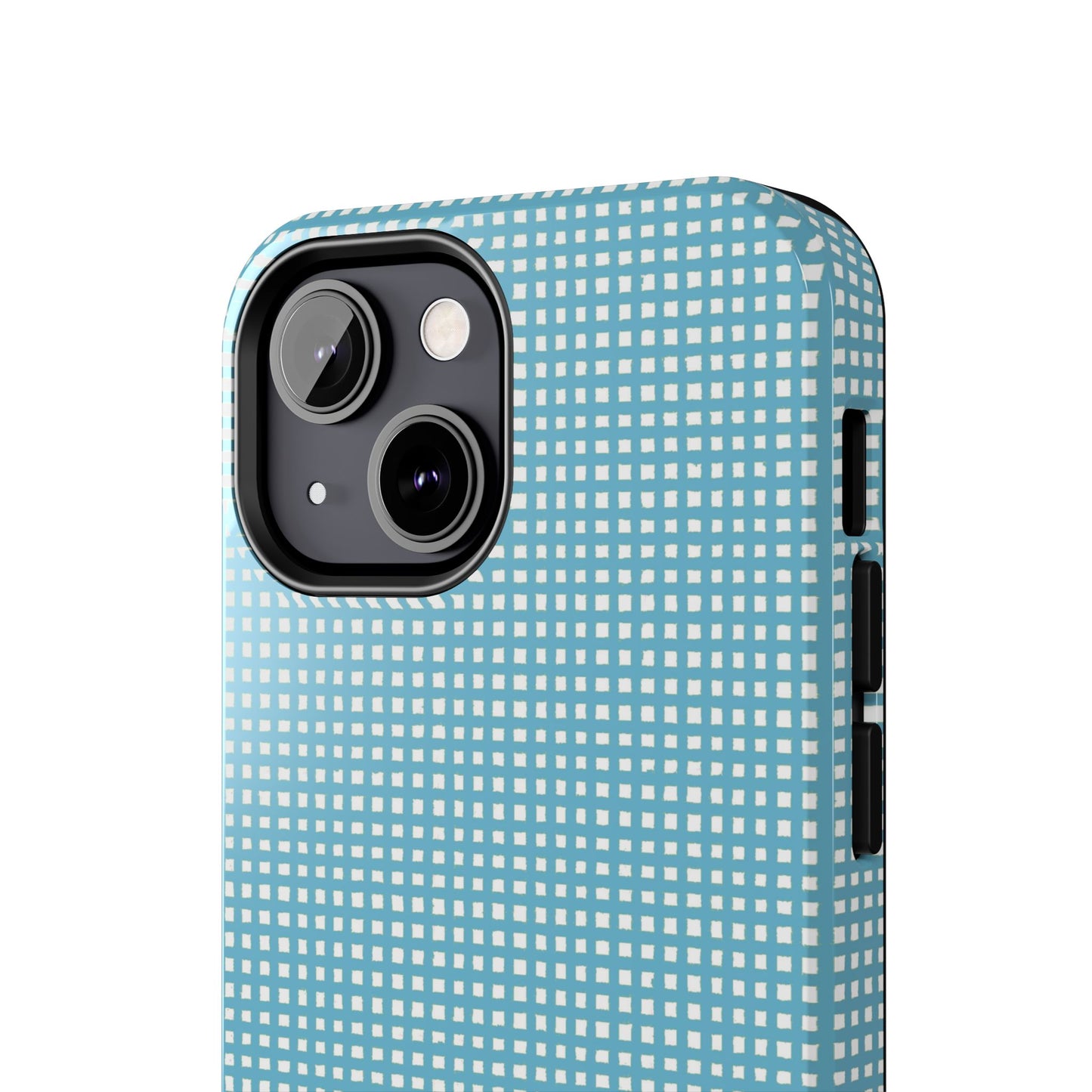 Chipper Check Turquoise Phone Case
