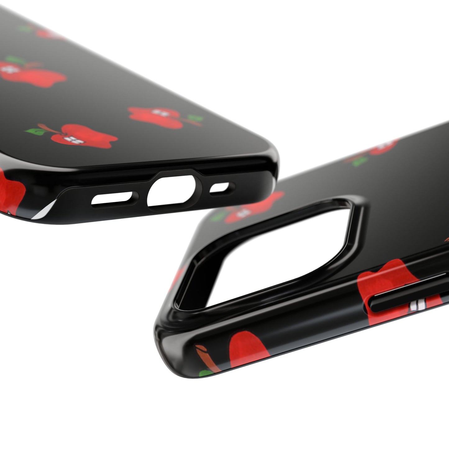 Flying Apples Black Phone Case