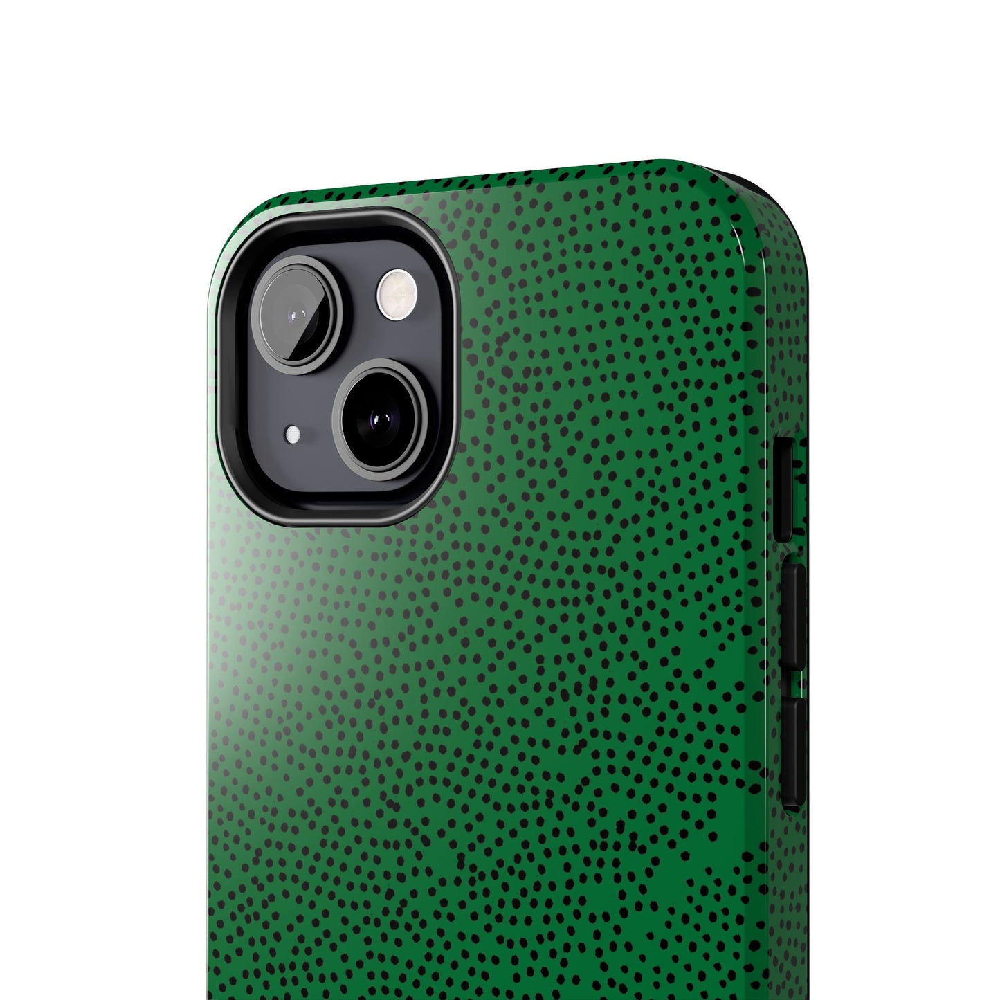 Mini Dot Green / Black Phone Case