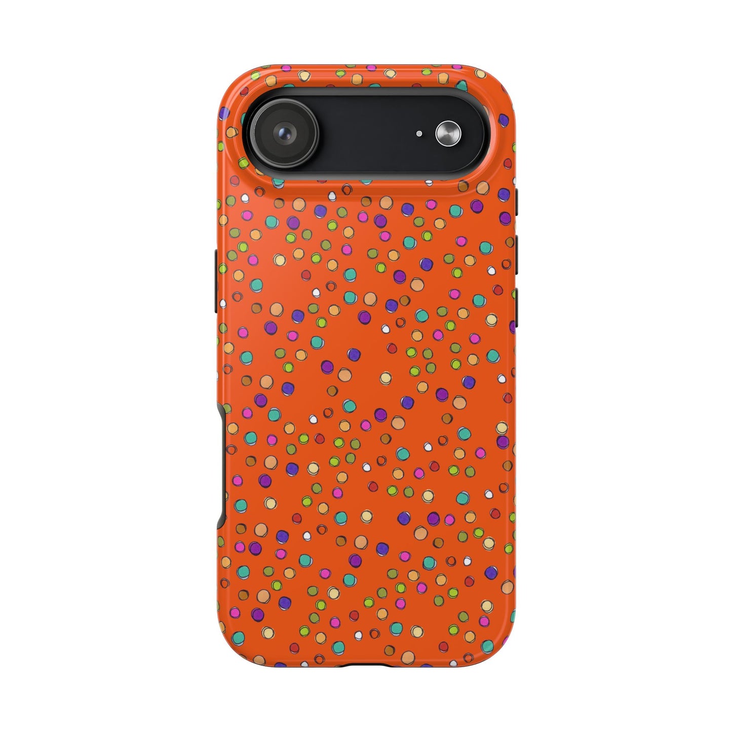 Dog Dots Orange Phone Case