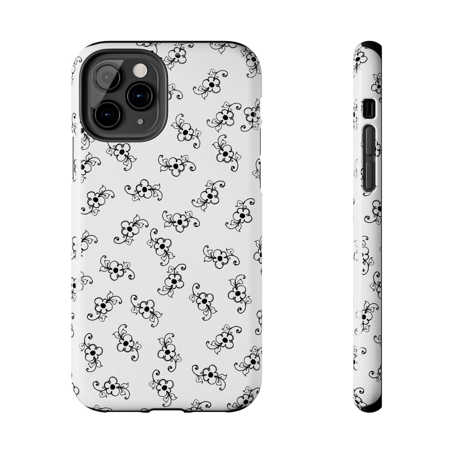 Favorite Daisies White / Black Phone Case