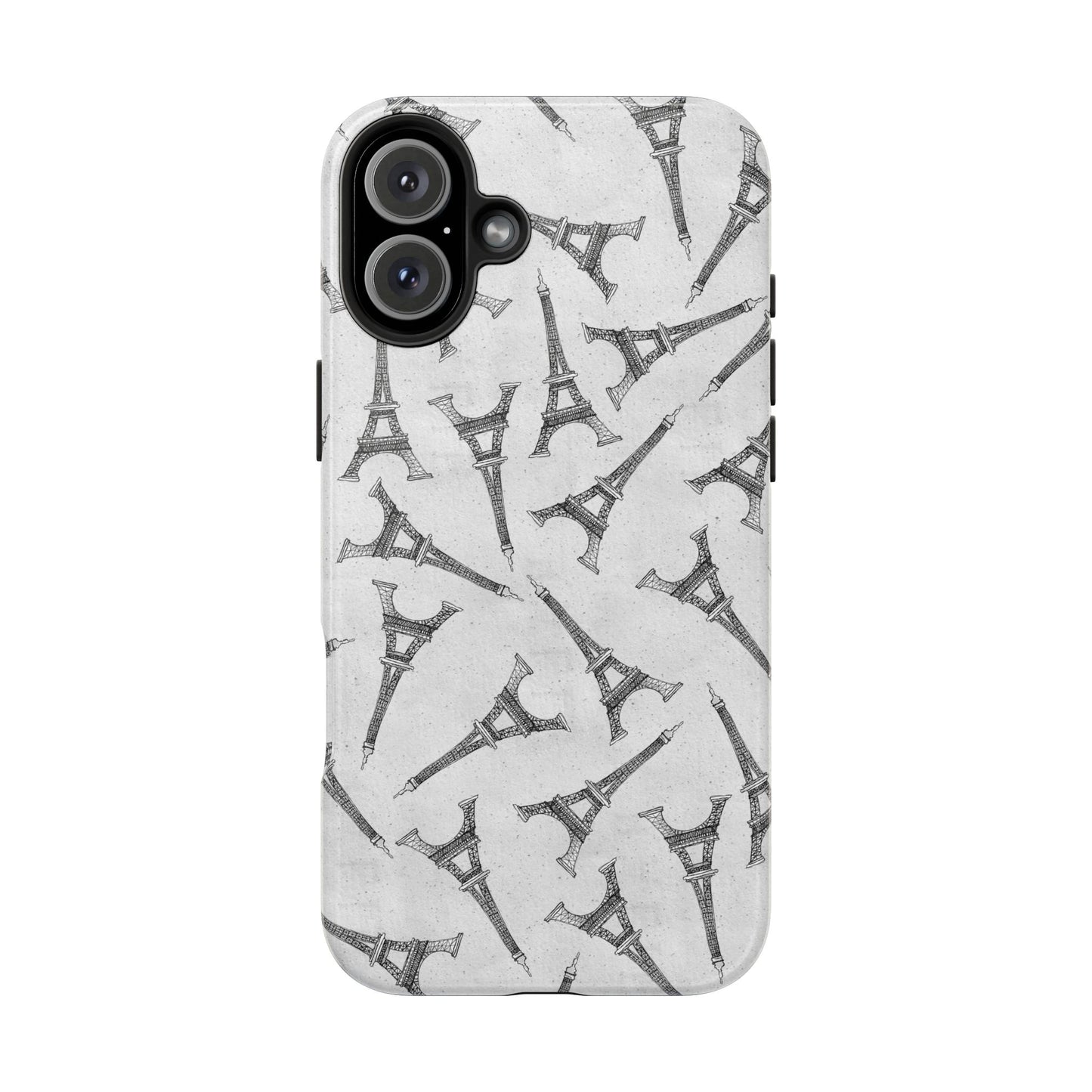 Eifelesque Silver Phone Case