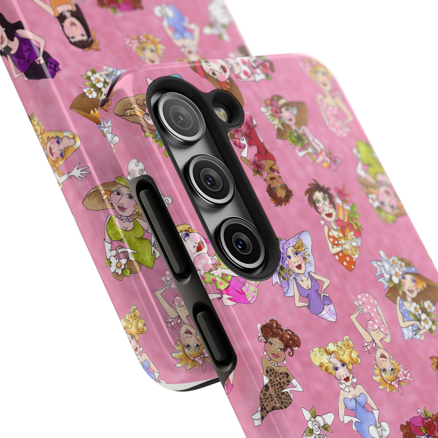 Fast Women Tossed Pink Phone Case