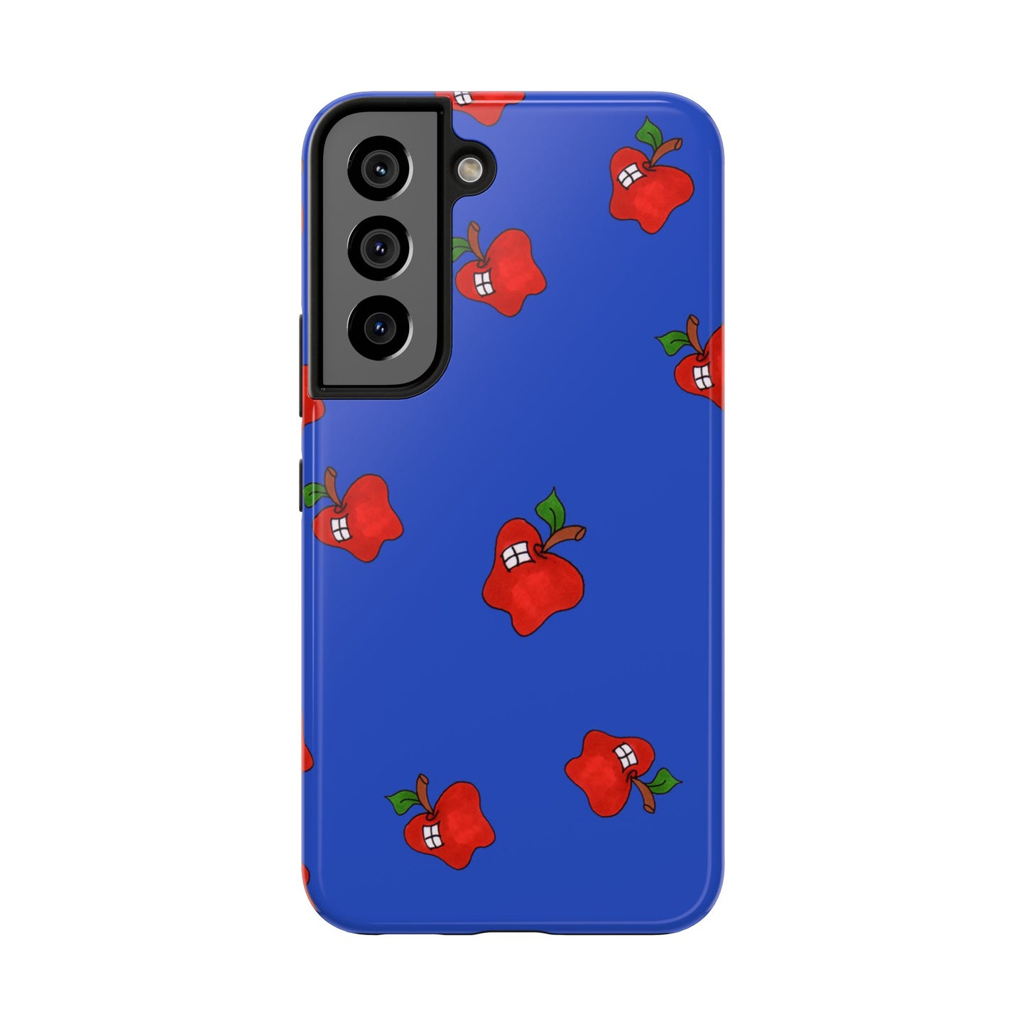 Flying Apples Blue Phone Case