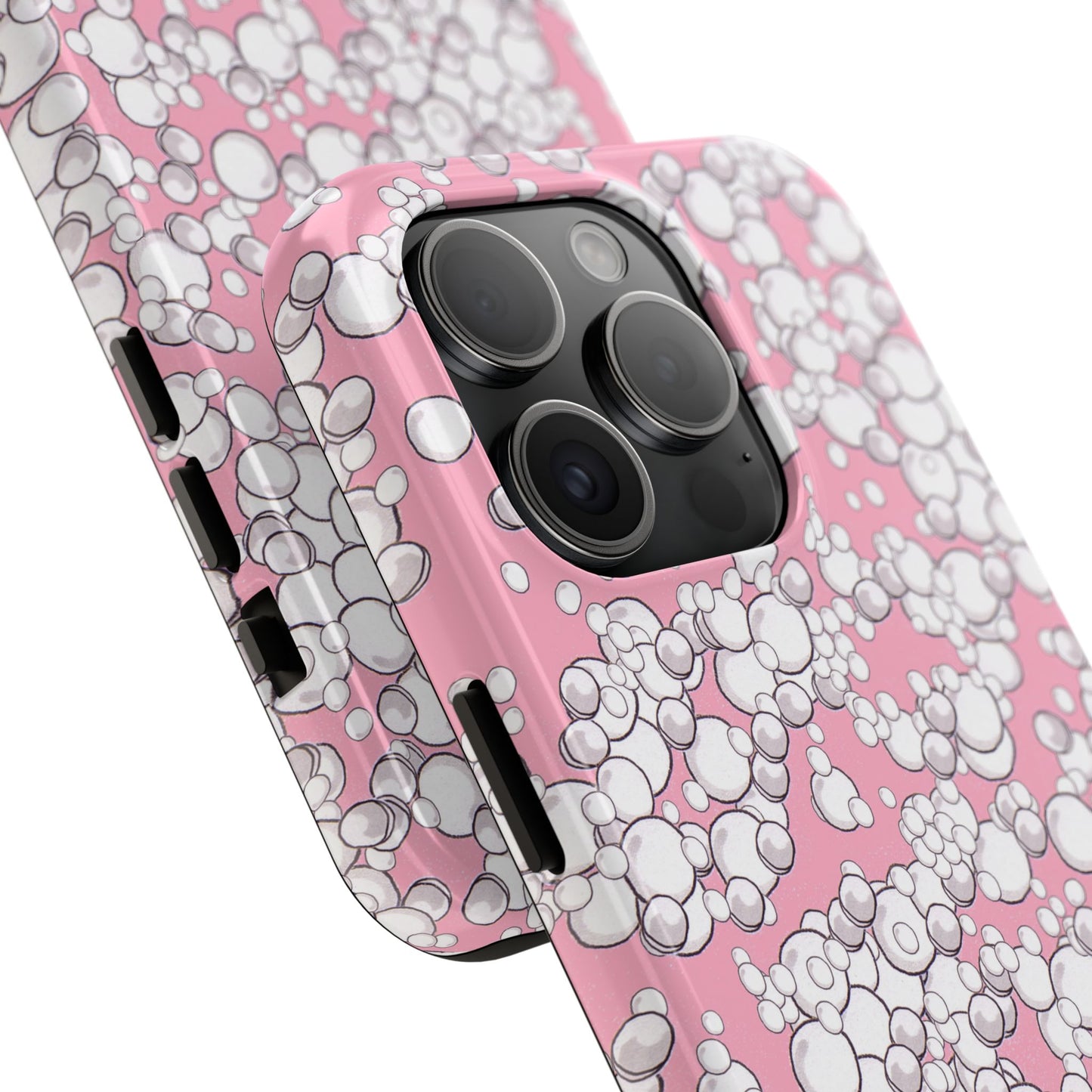 Bubble Dots Pink Phone Case