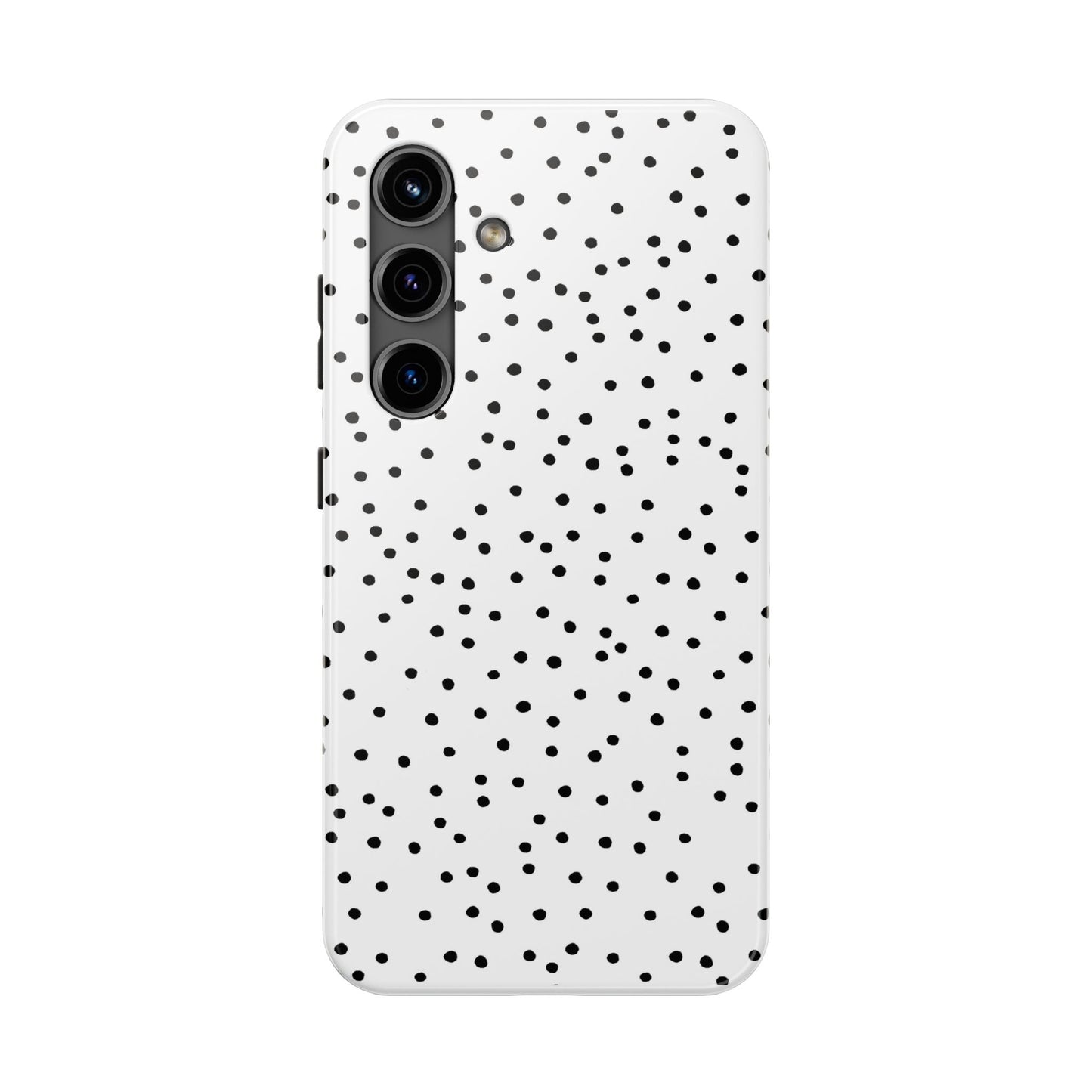 Dinky Dots White / Black Phone Case