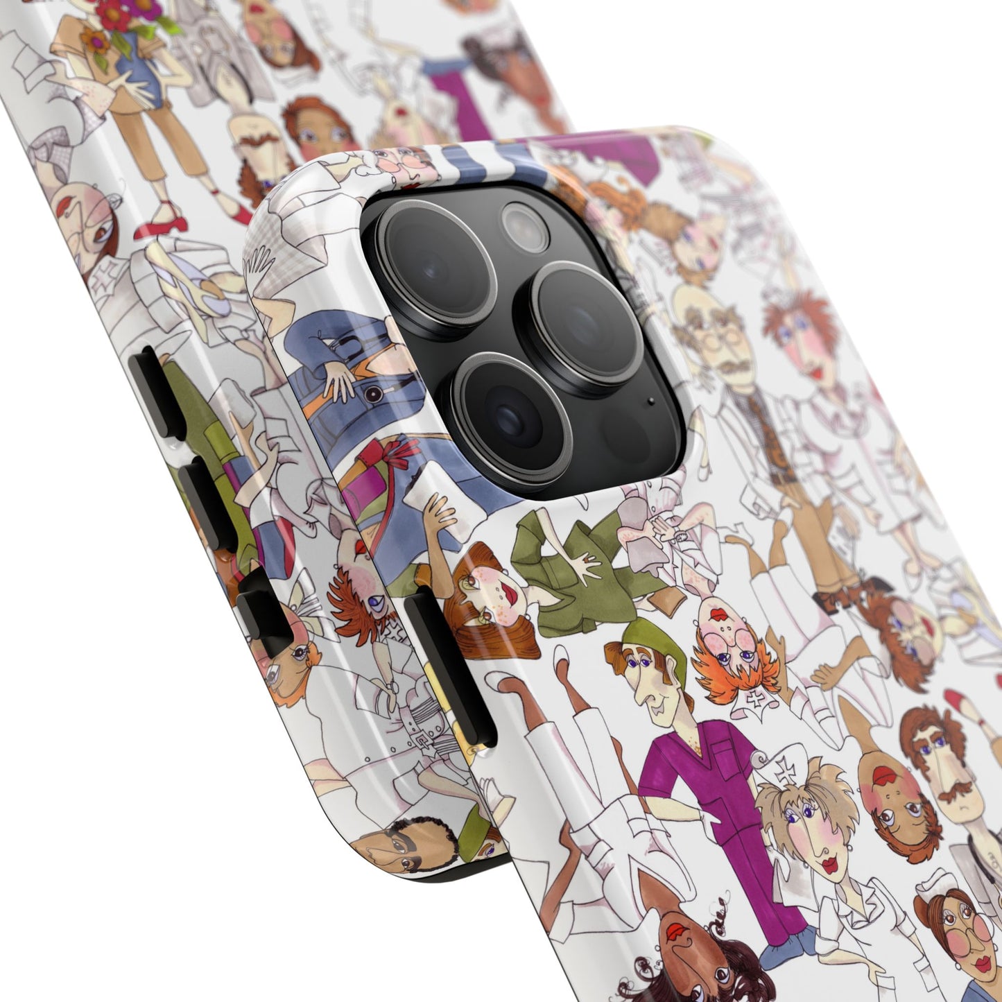 Diverse Nurse White Phone Case