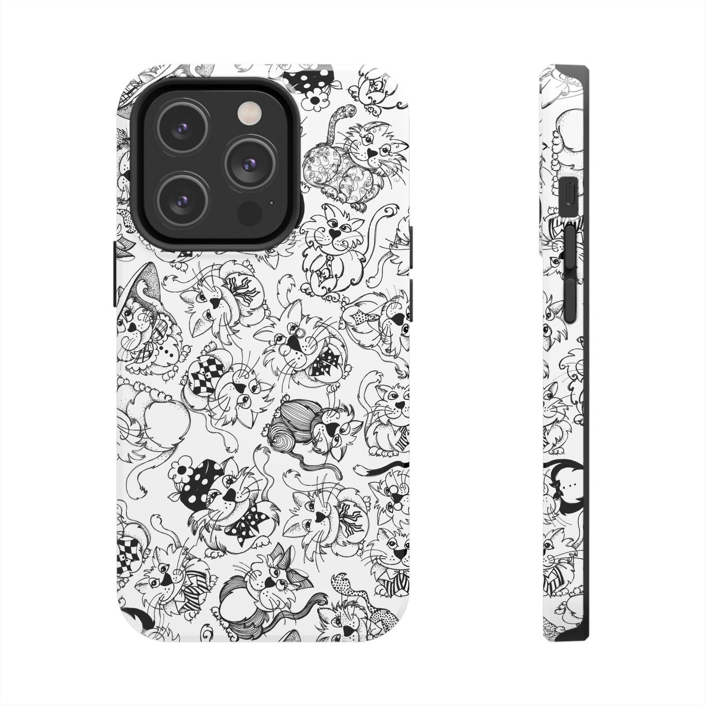 So Kitties Tossed White Phone Case