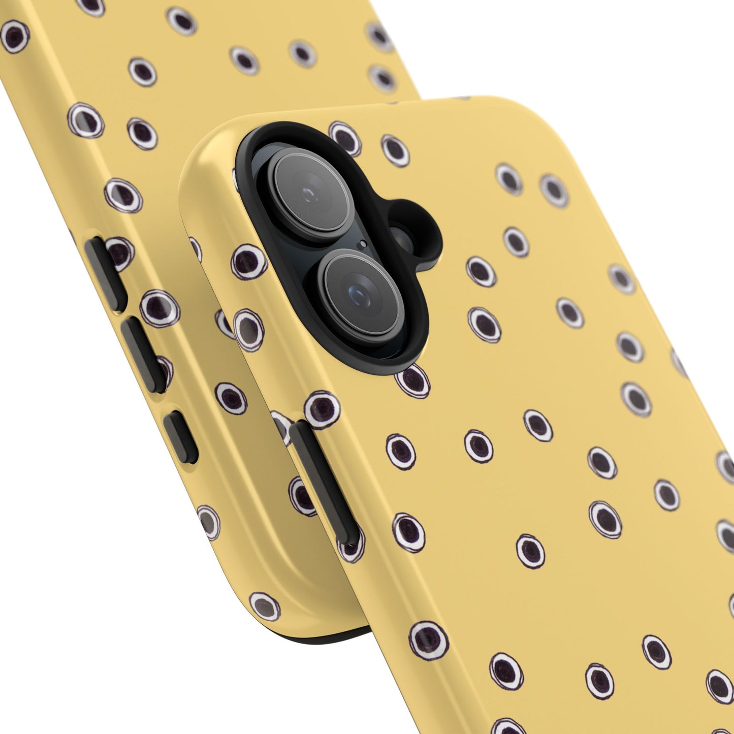 Halo Dots Yellow Phone Case