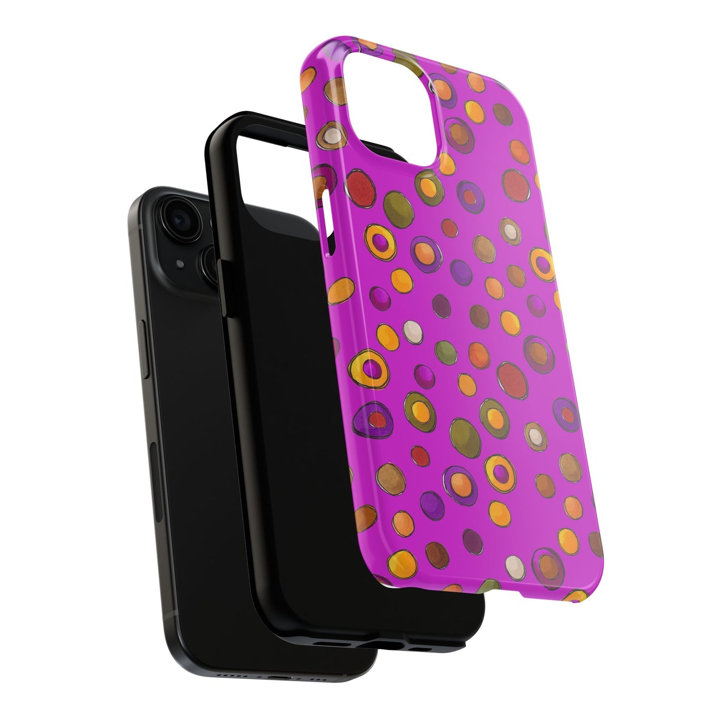 Double Dot Fuchsia Phone Case
