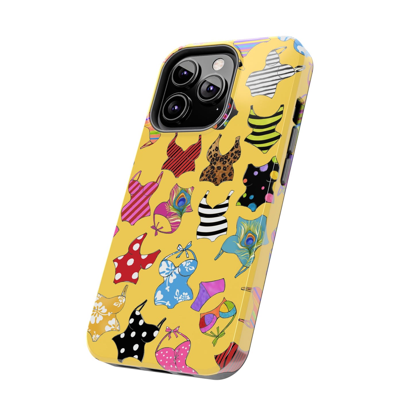 Assorted Suits Yellow Phone Case