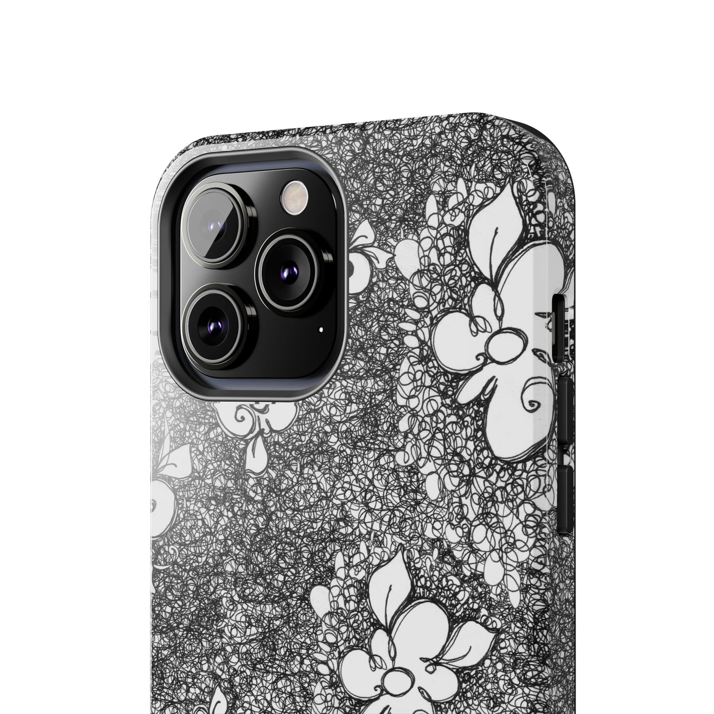 Flower Scribbles Phone Case