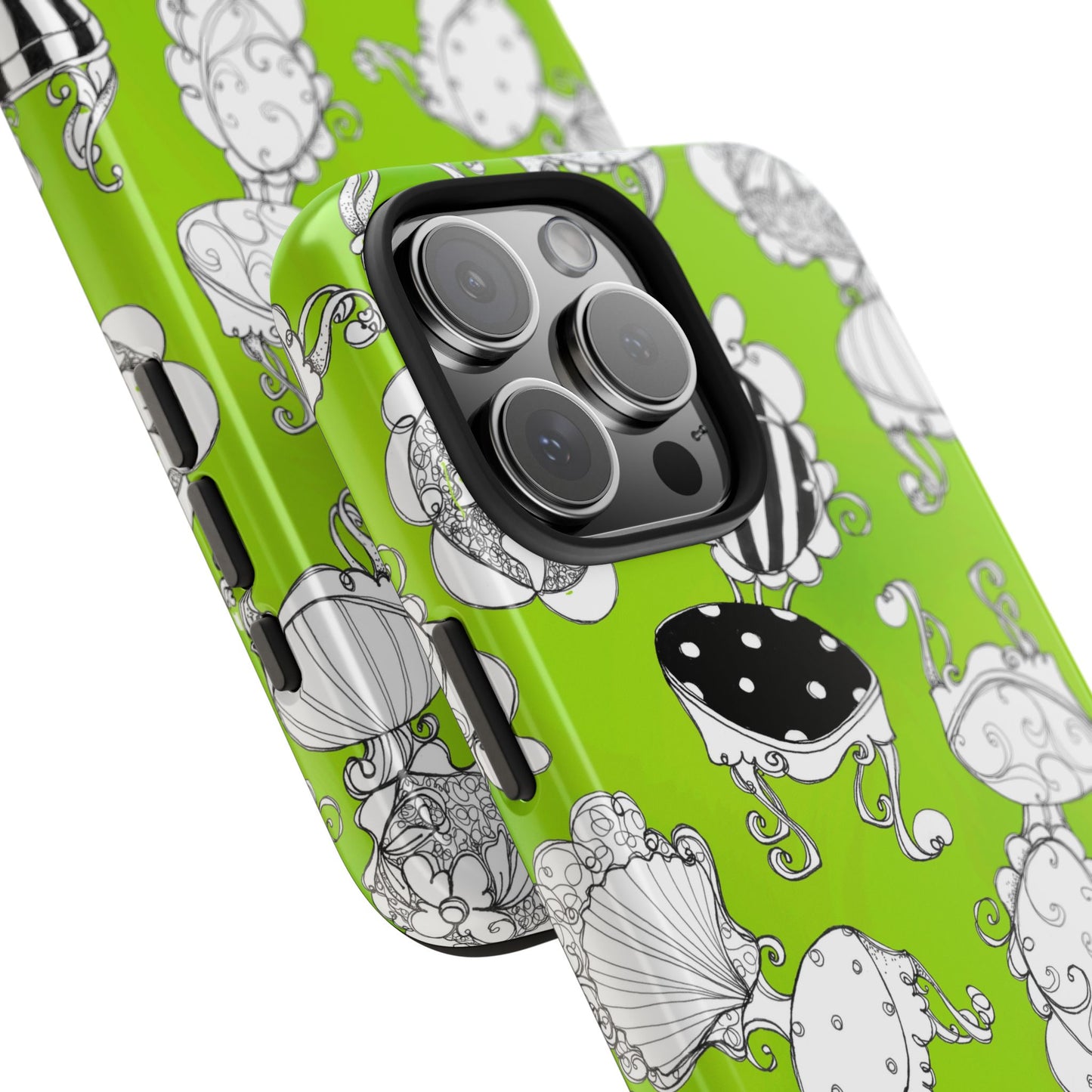 Bistro Chairs Lime Phone Case