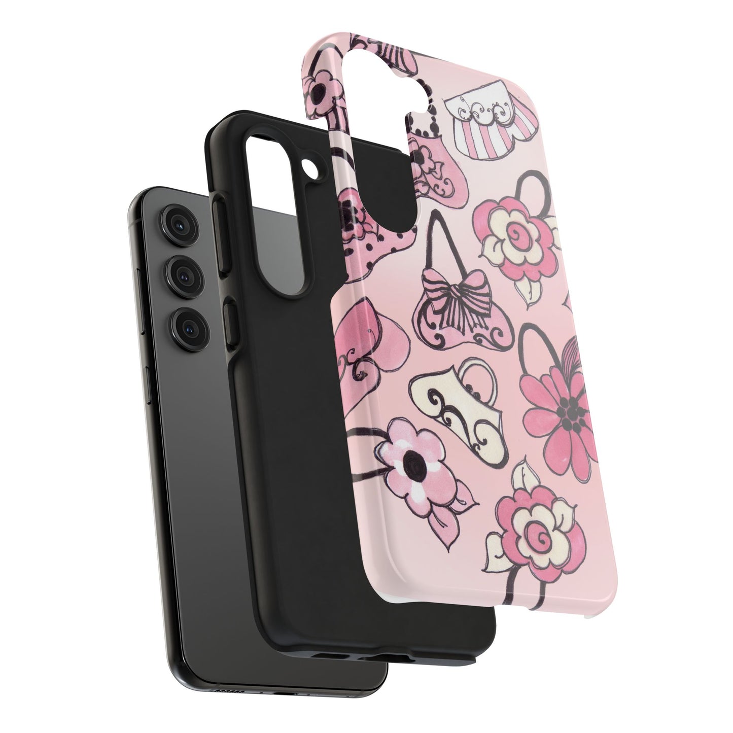 Cat Bags Pink Phone Case