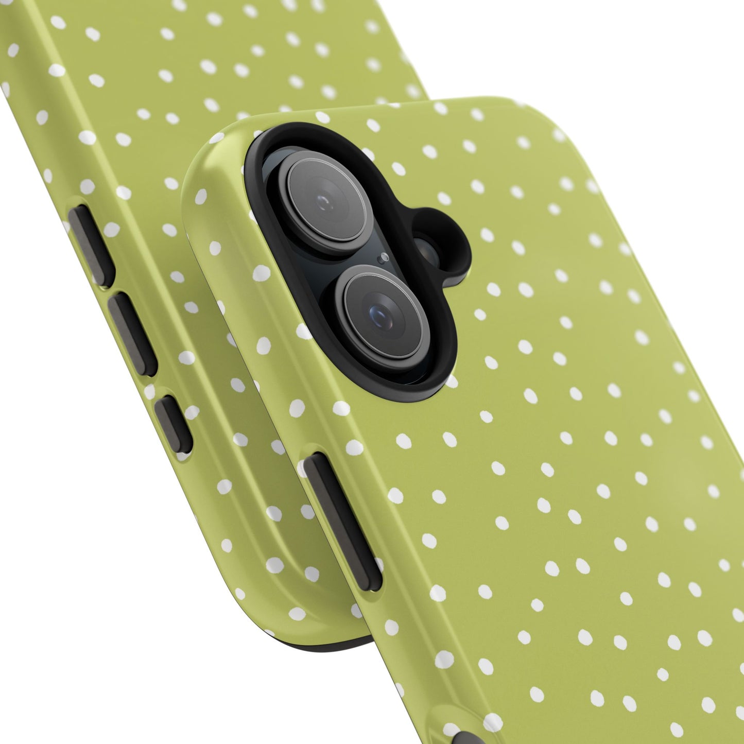 Dinky Dots Green / White Phone Case