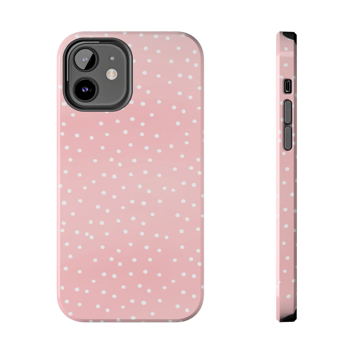 Little Dots Pink / White Phone Case