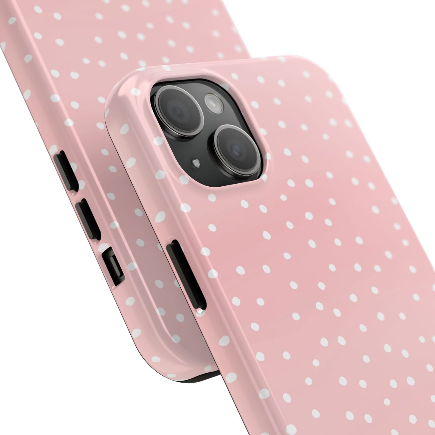 Little Dots Pink / White Phone Case