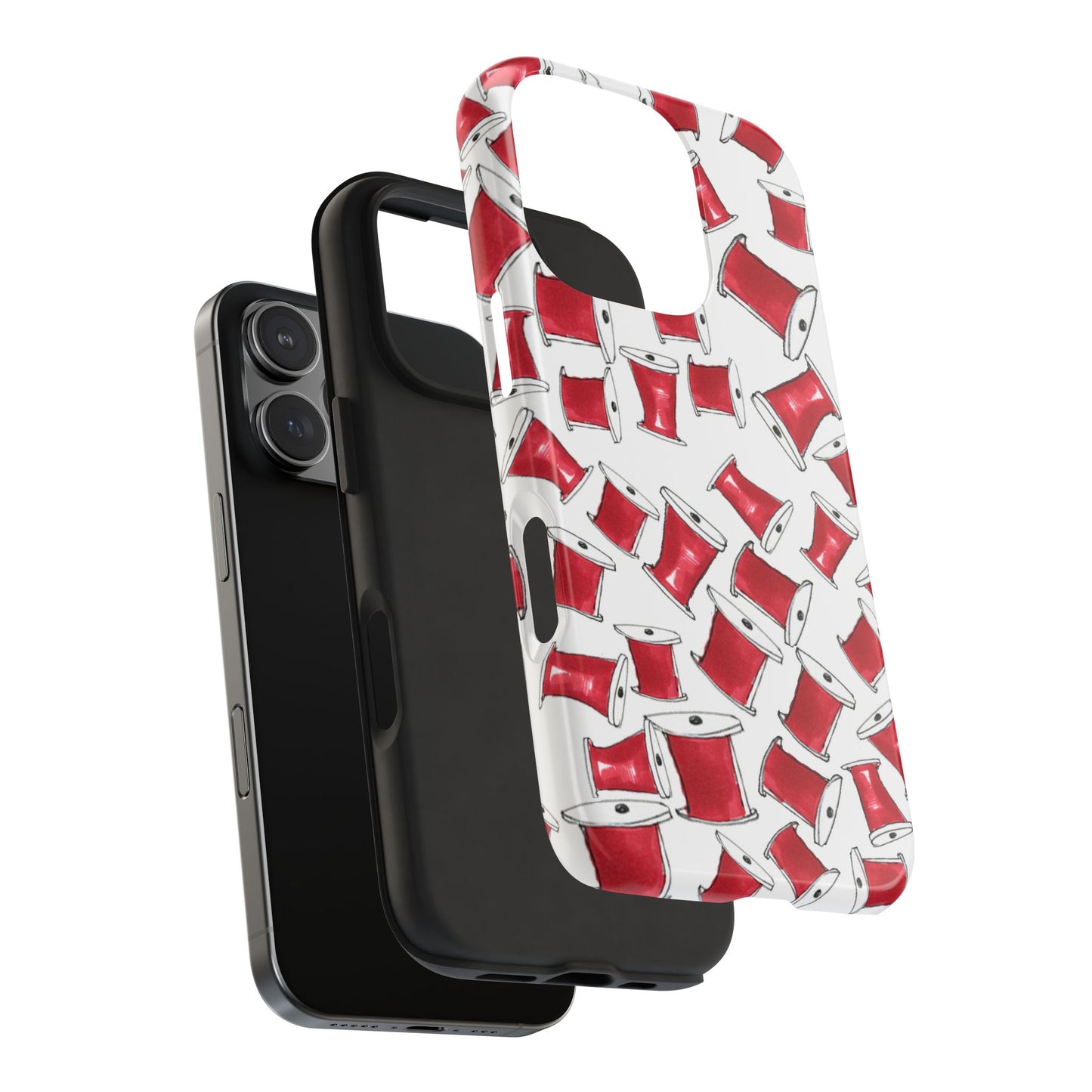 Red Thread White Phone Case