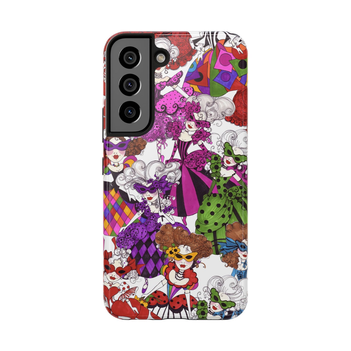 Crowded Dance Floor White Phone Case