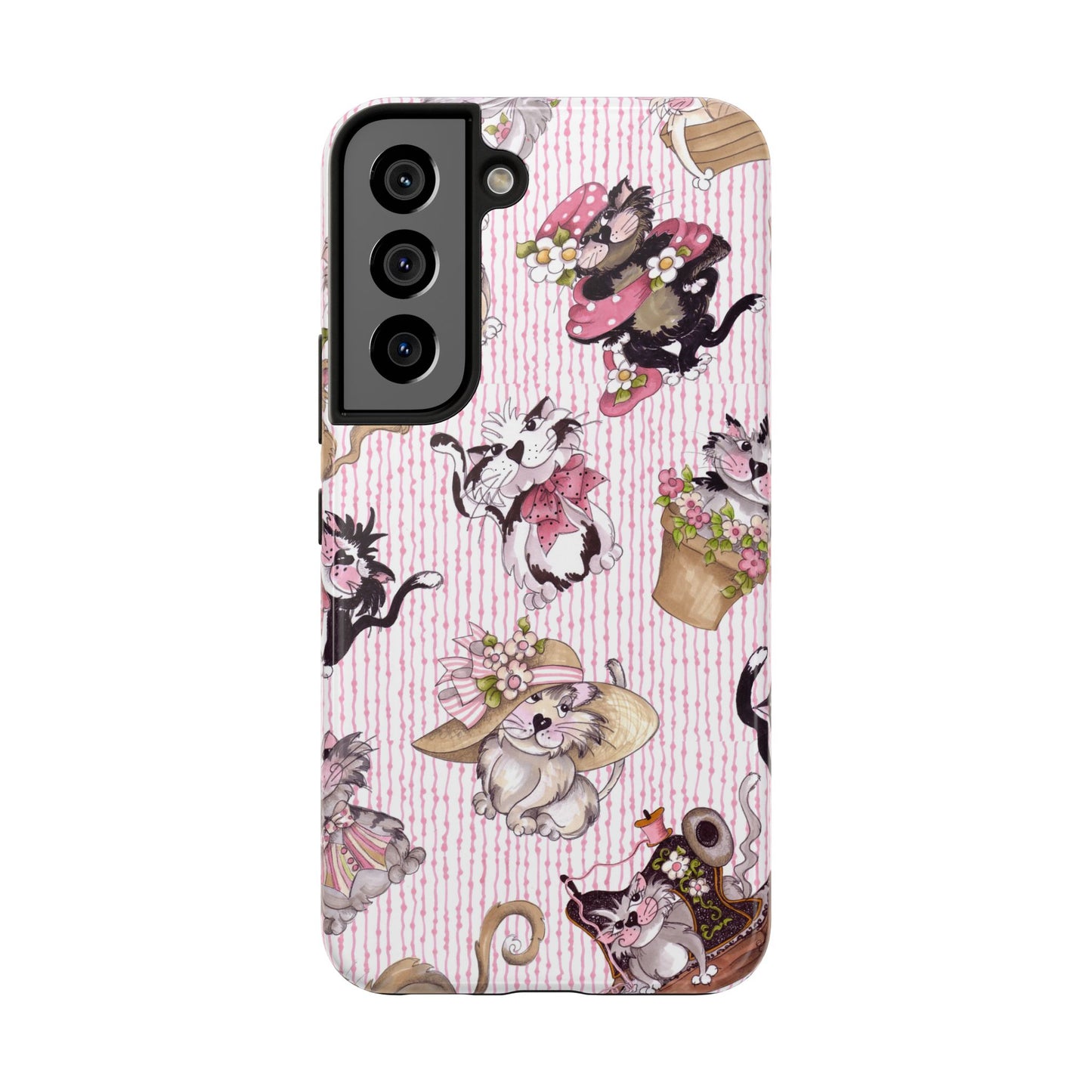 Fancy Cats Pink Phone Case