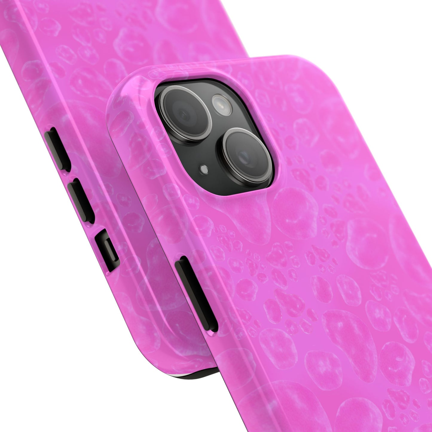 Paw Dots Cerise Phone Case