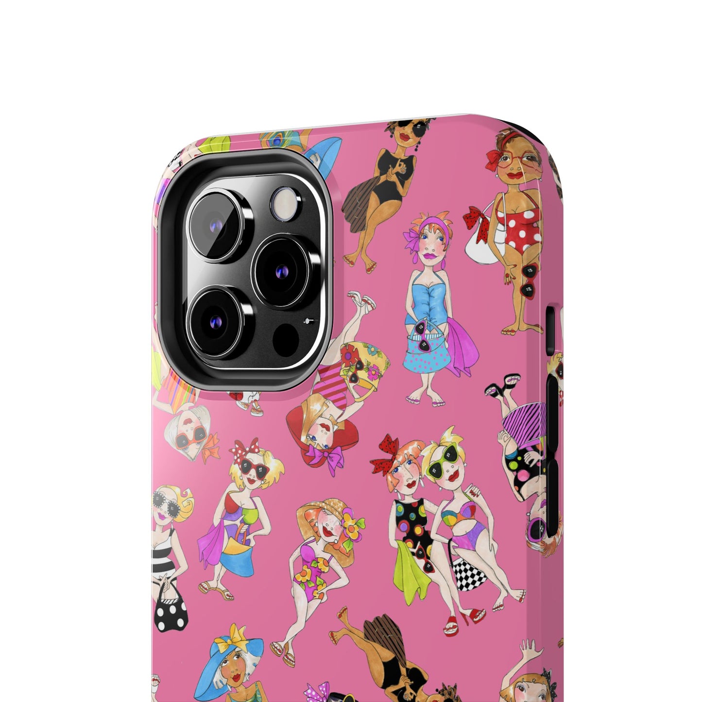 Tossed Beauties Pink Phone Case