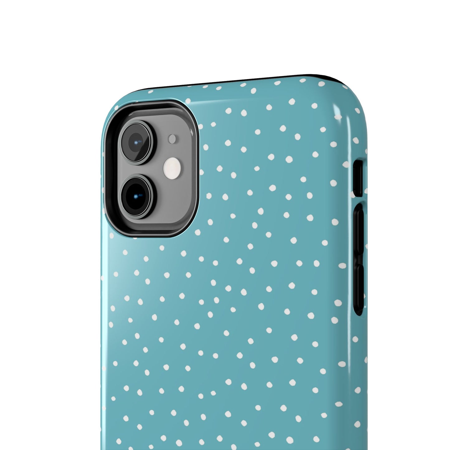 Dinky Dots Turquoise / White Phone Case