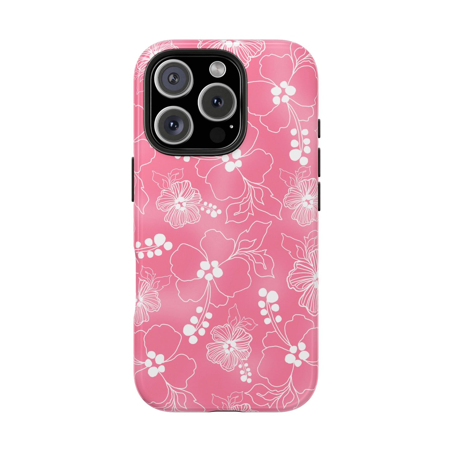 Lacey Hibiscus Pink Phone Case