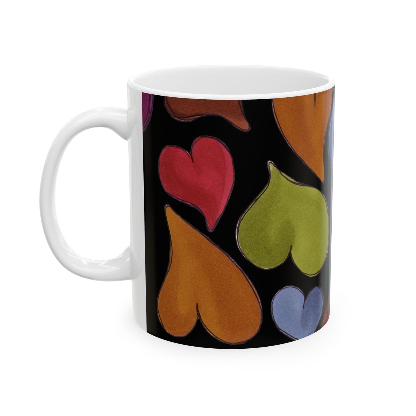 Big Hearted Black Cup