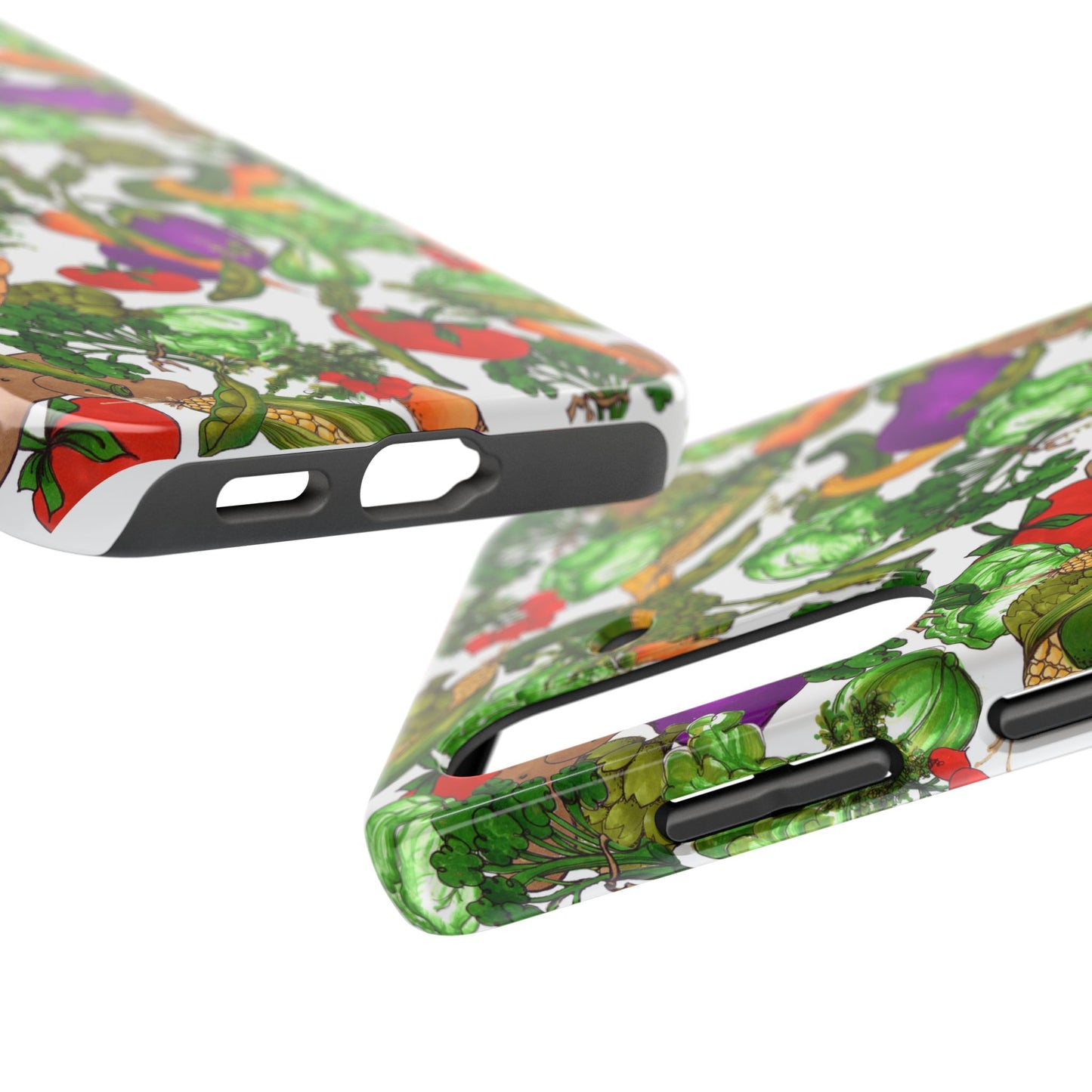 Veggie Jungle White Phone Case