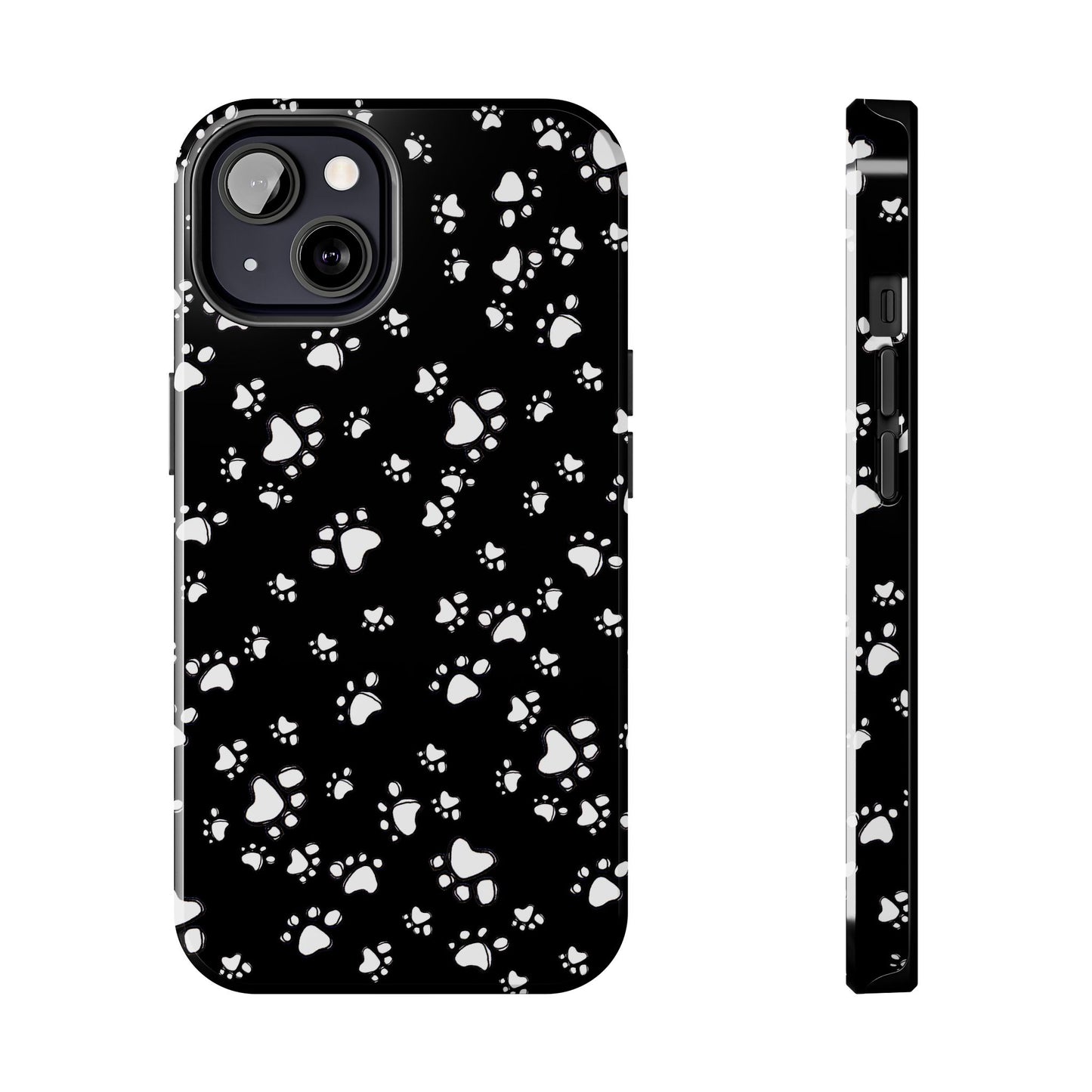 Paw Flakes Black Phone Case