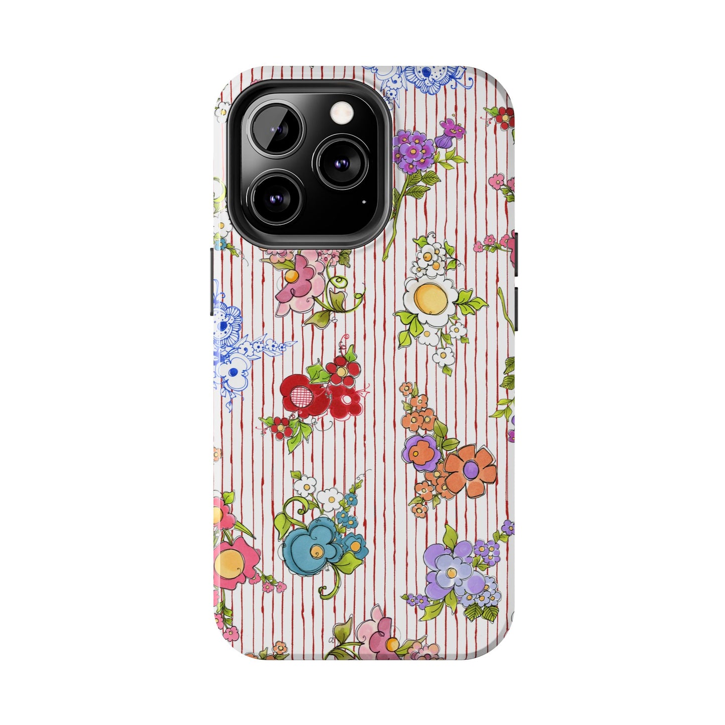 Mixed Bouquets Red / White Phone Case