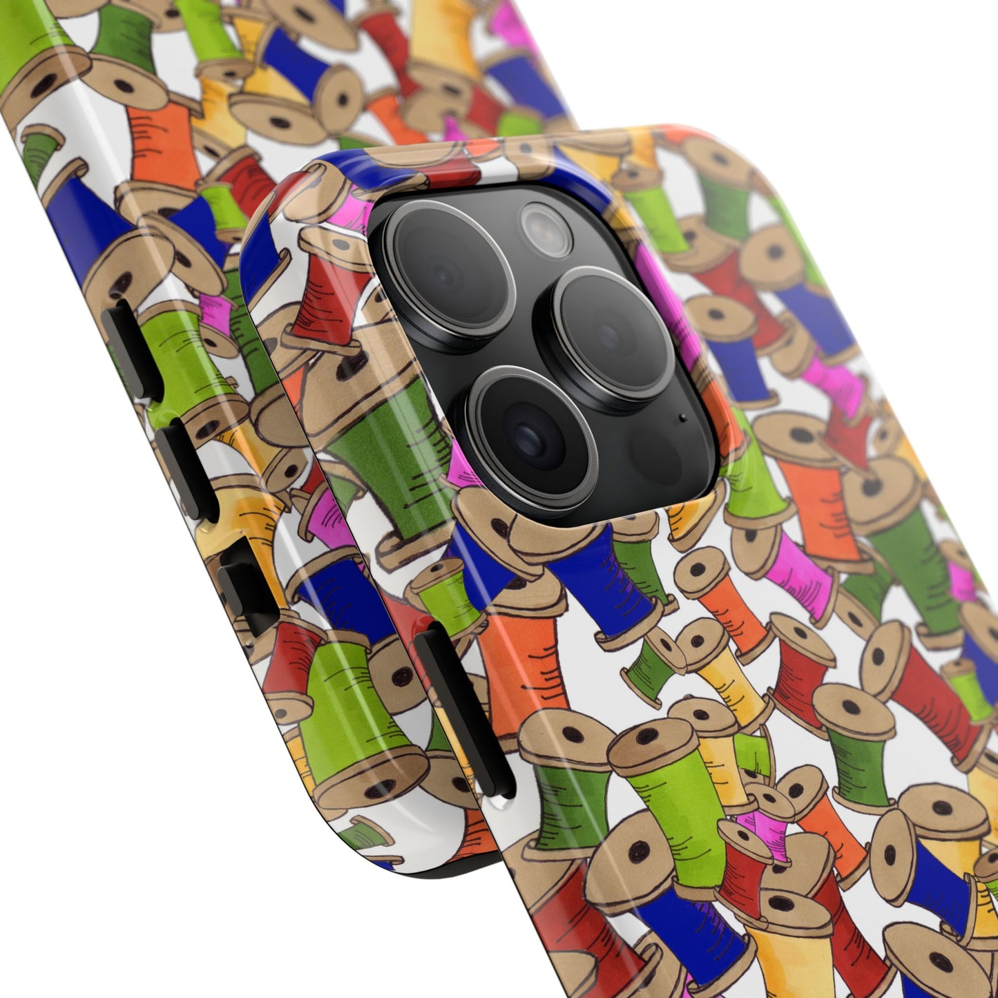 Spoolopoly White Phone Case