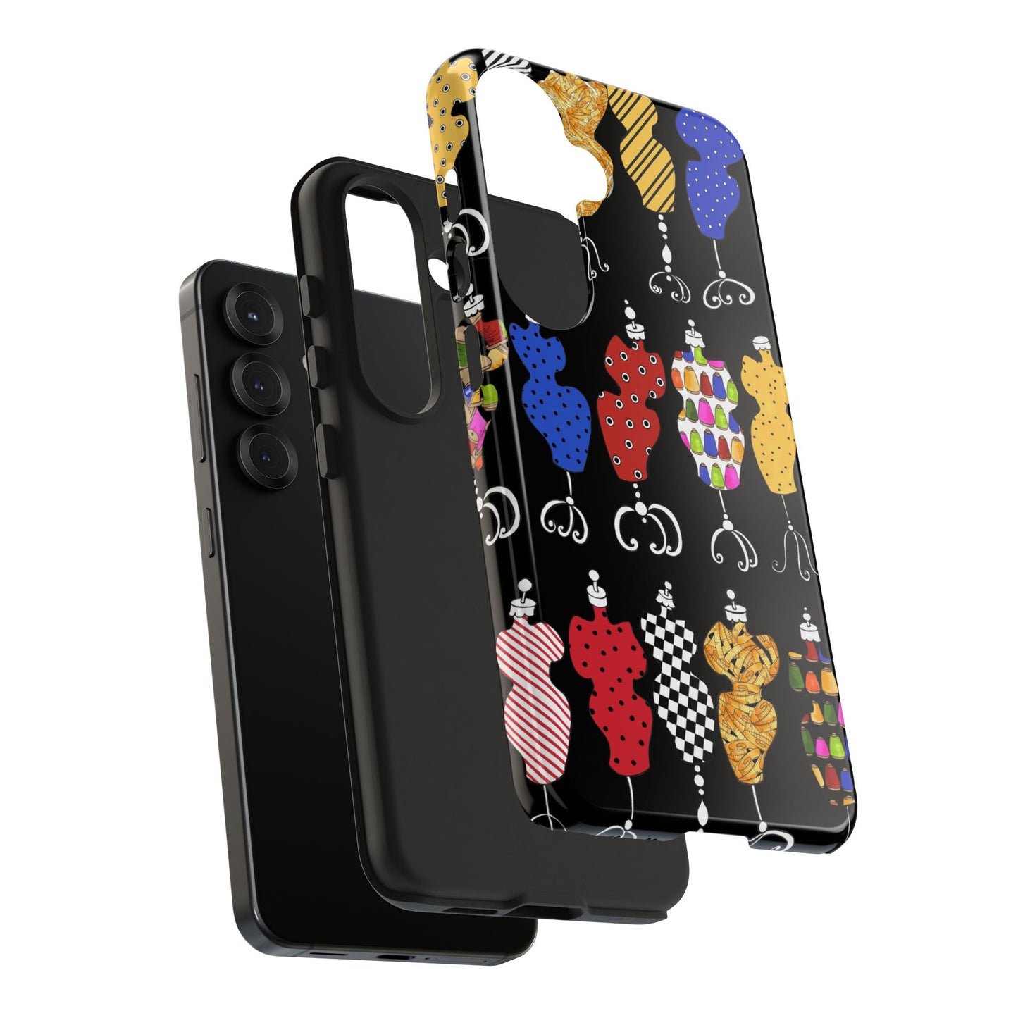 Go Figure Black / Multi Phone Case