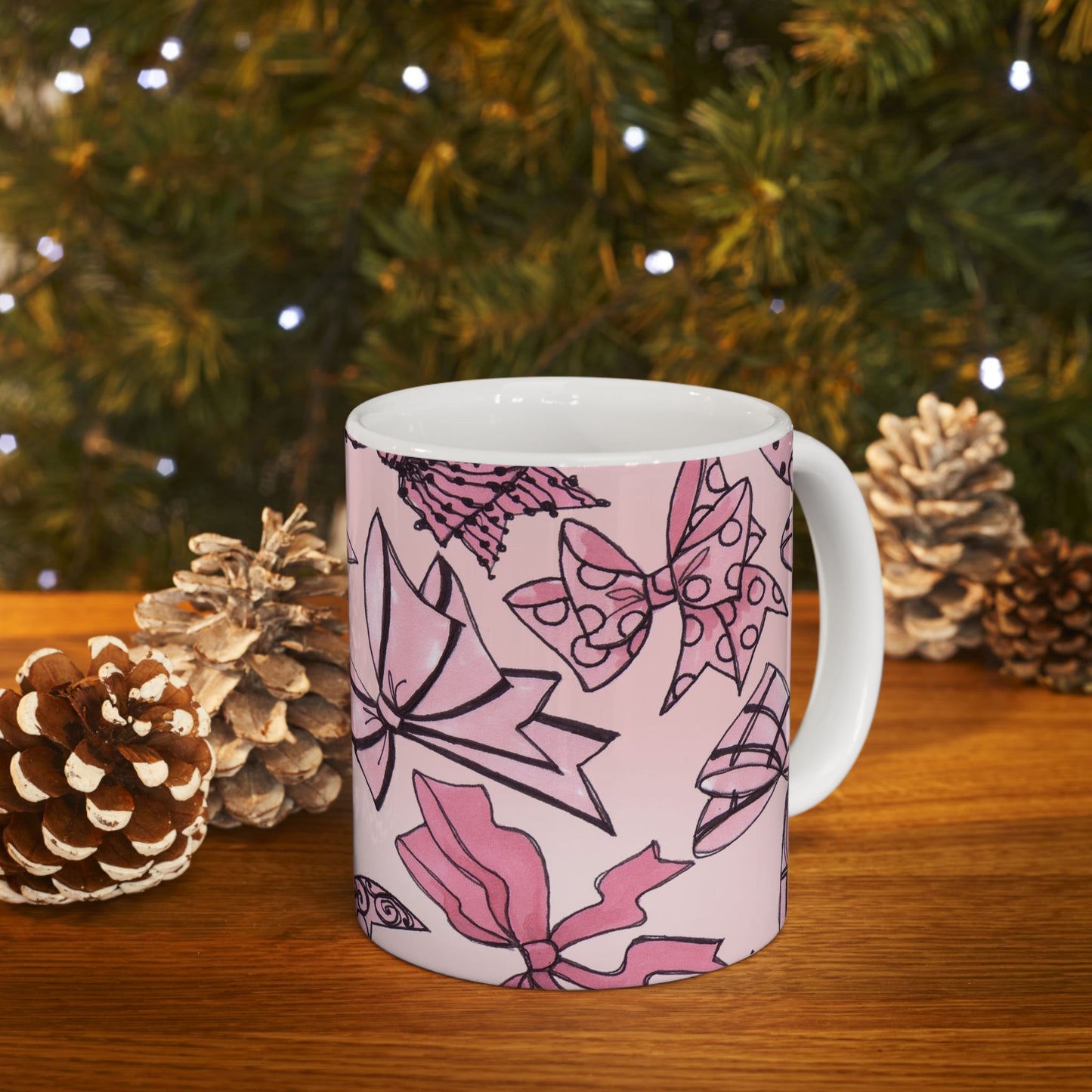 Buncha Bows Pink Cup