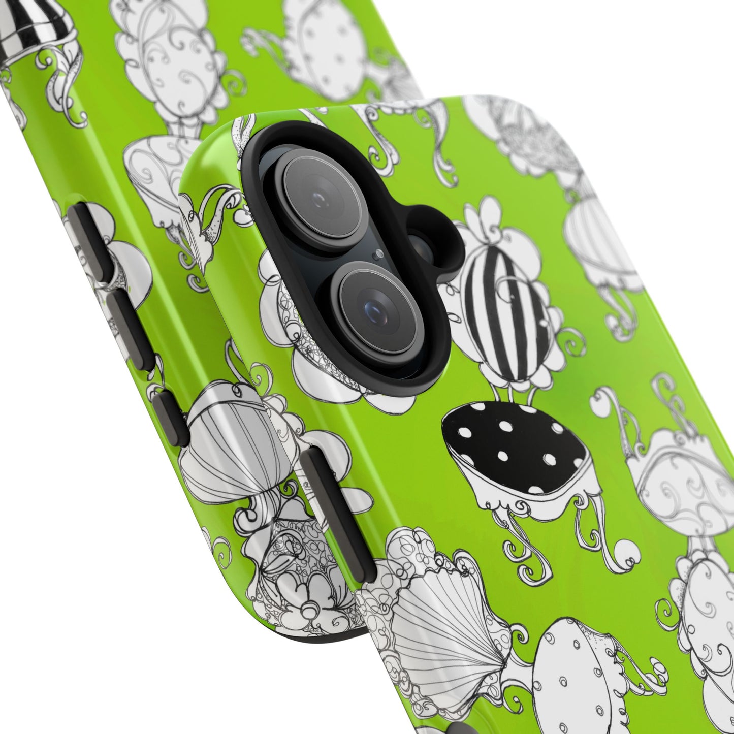 Bistro Chairs Lime Phone Case