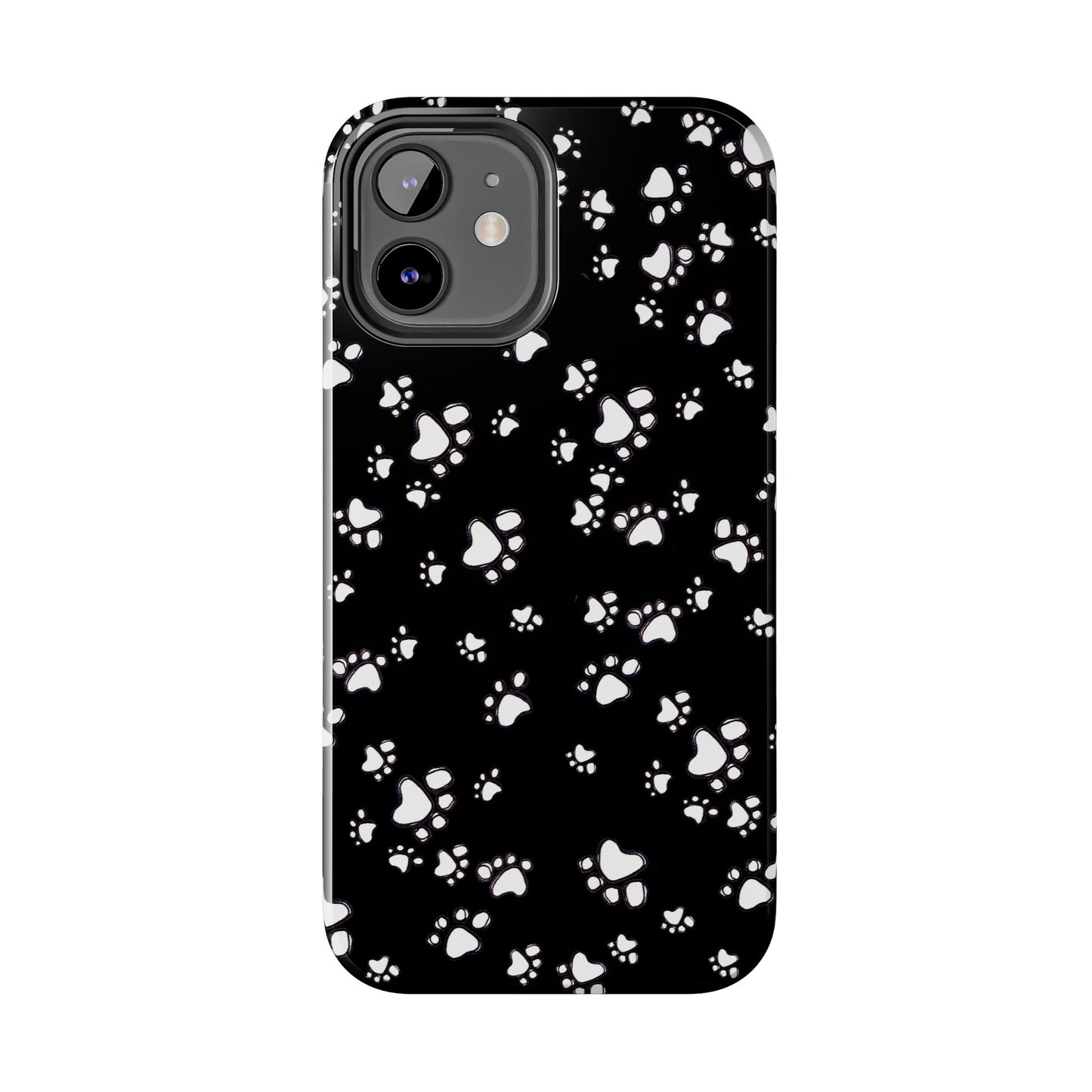 Paw Flakes Black Phone Case