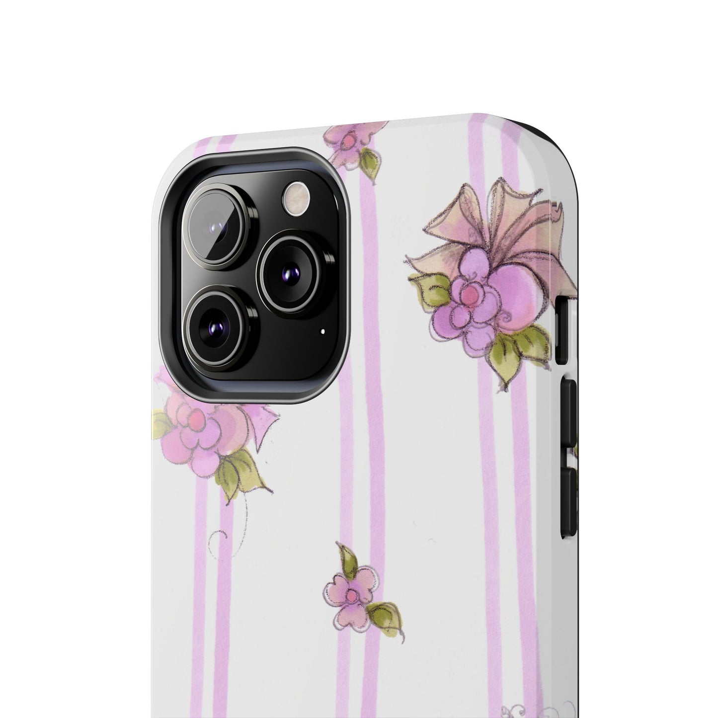Flower Model Flower Stripe Phone Case