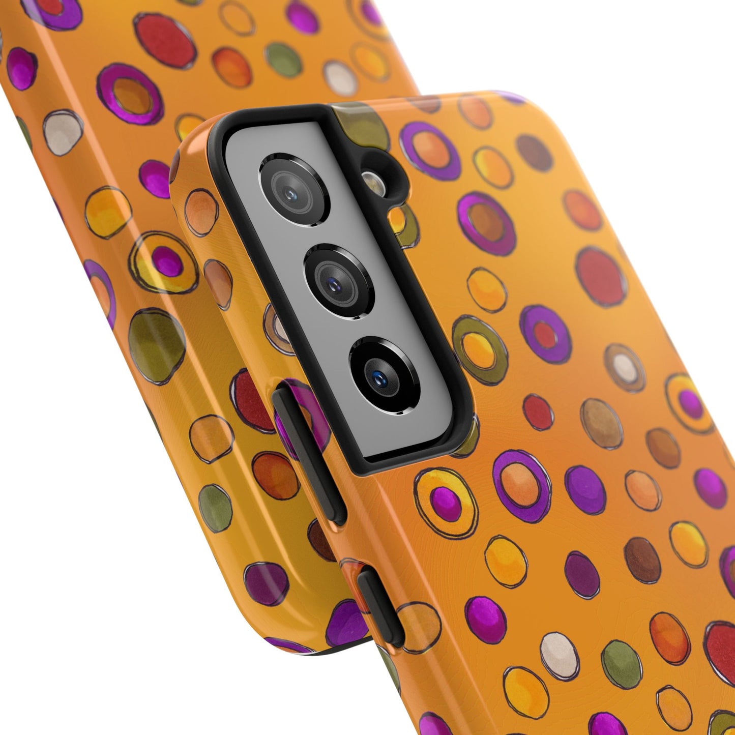 Double Dot Yellow Phone Case